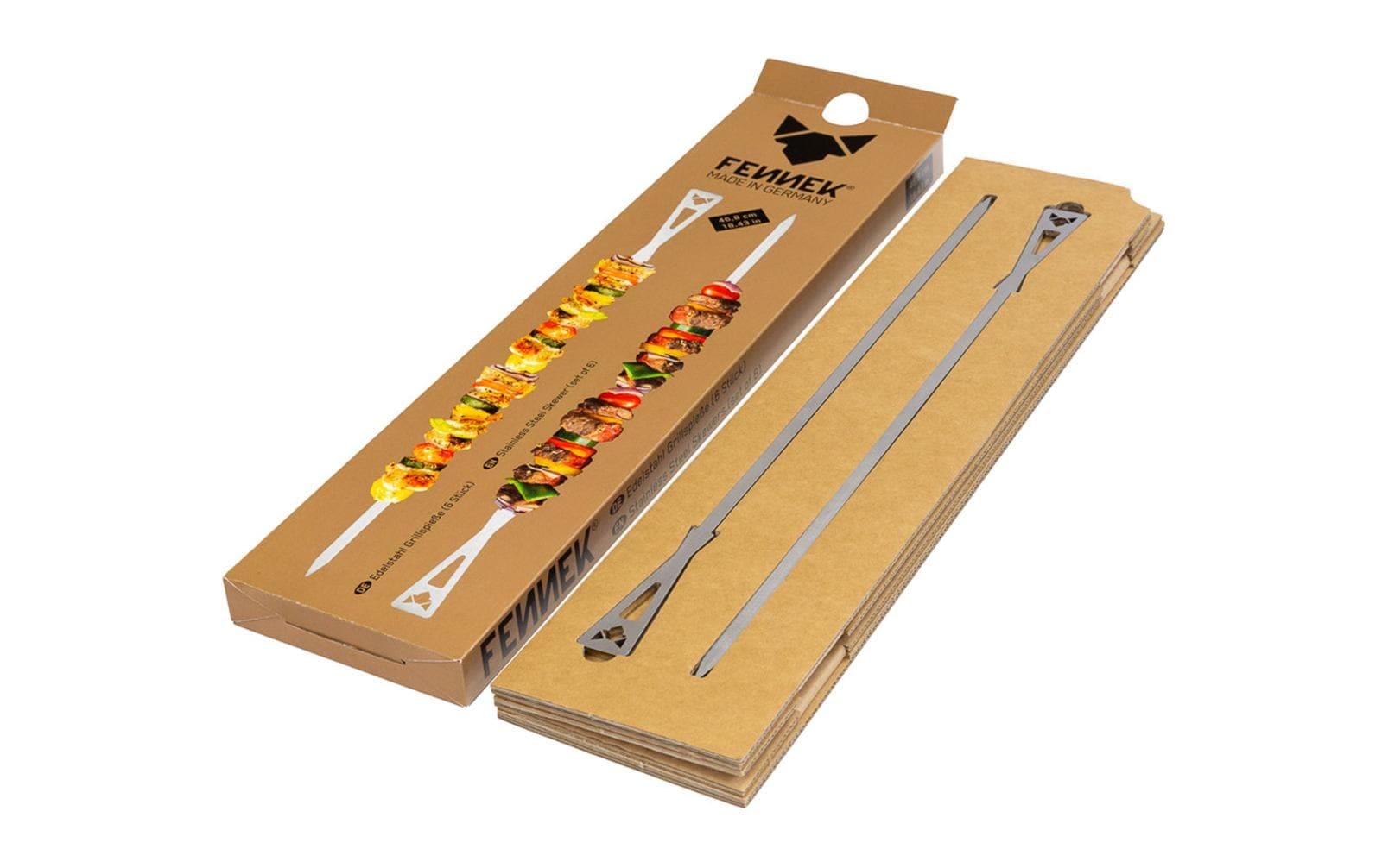 Fennek Grill Grillspiess »Set lang, 6 Stück«, (6 St.)