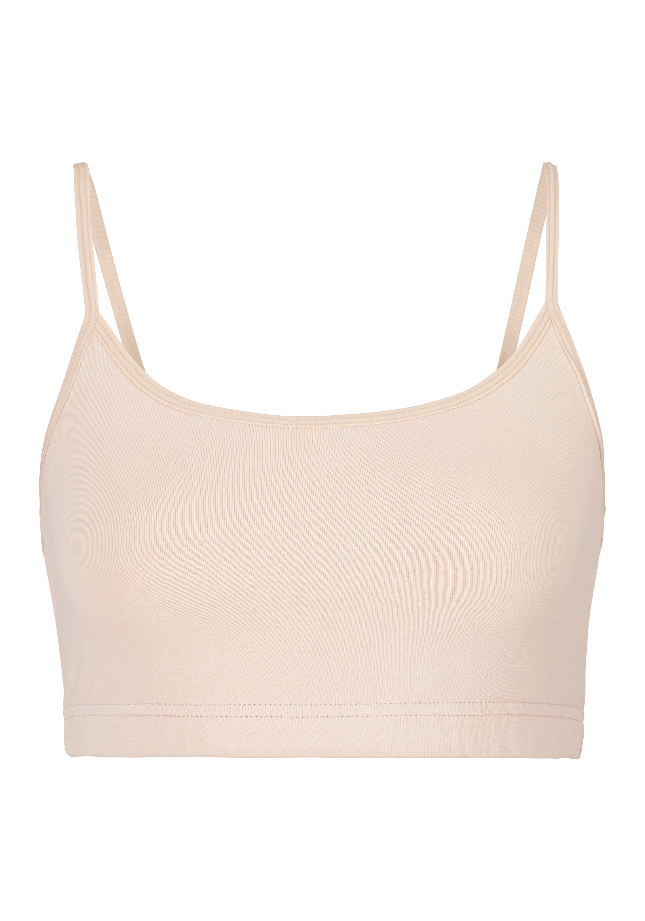 LASCANA Bustier, (Packung, 2 tlg., 2 Stück), aus elastischer Baumwolle