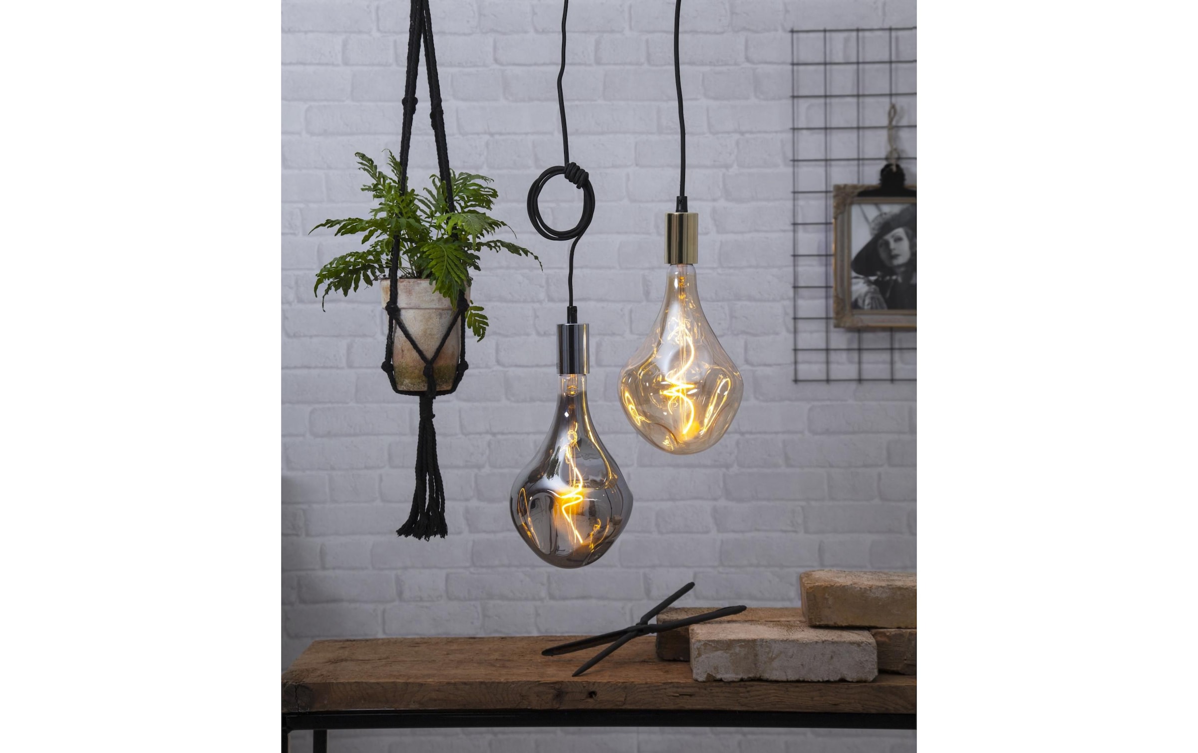 Parforce Traditional Hunting LED-Leuchtmittel »Star Trading Industrial Vintage E27 A165«, E27, Warmweiss
