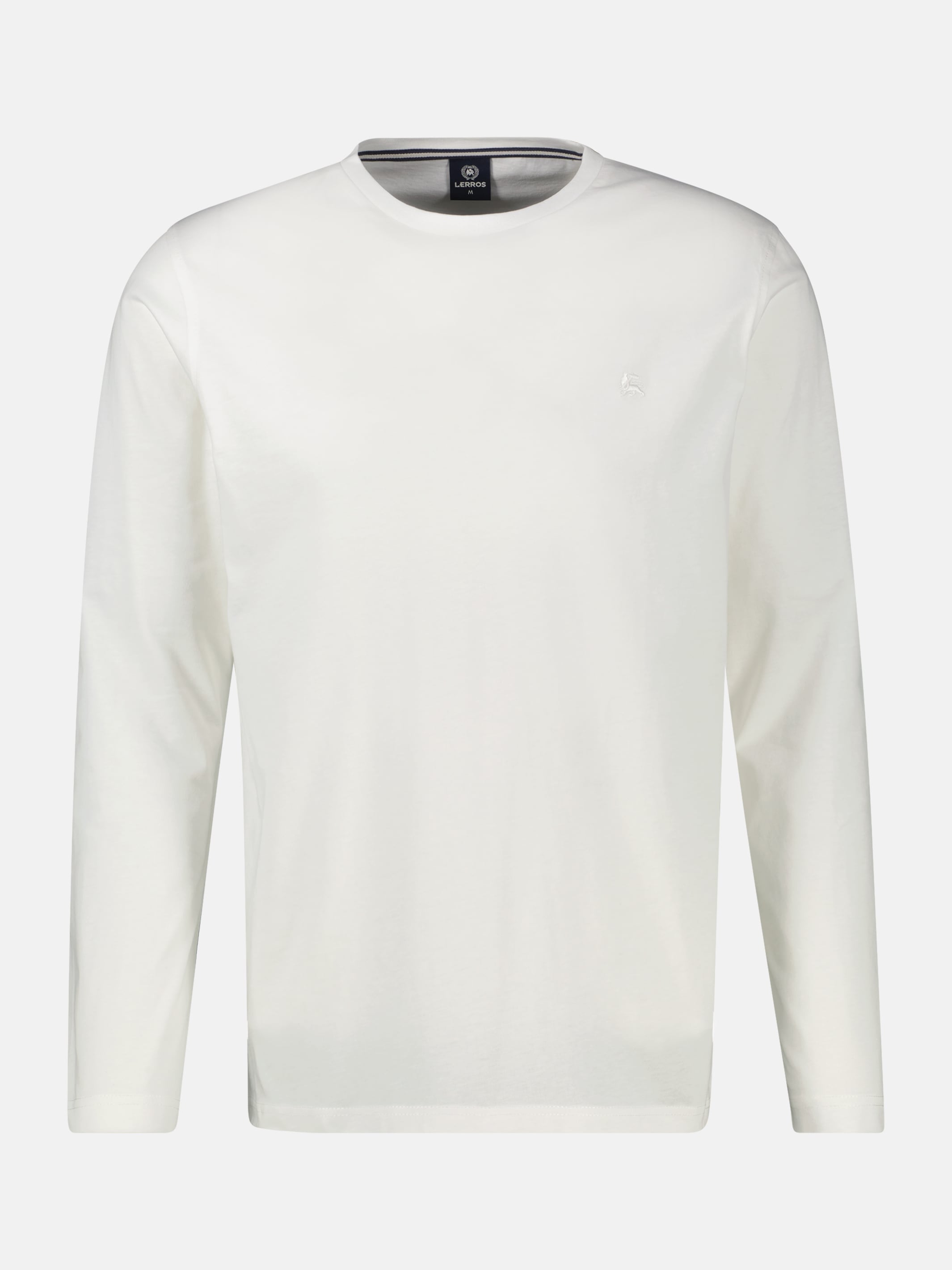 Image of LERROS Langarmshirt "Leichtes Baumwoll-Longsleeve-Shirt mit bequemem Rundkragen"