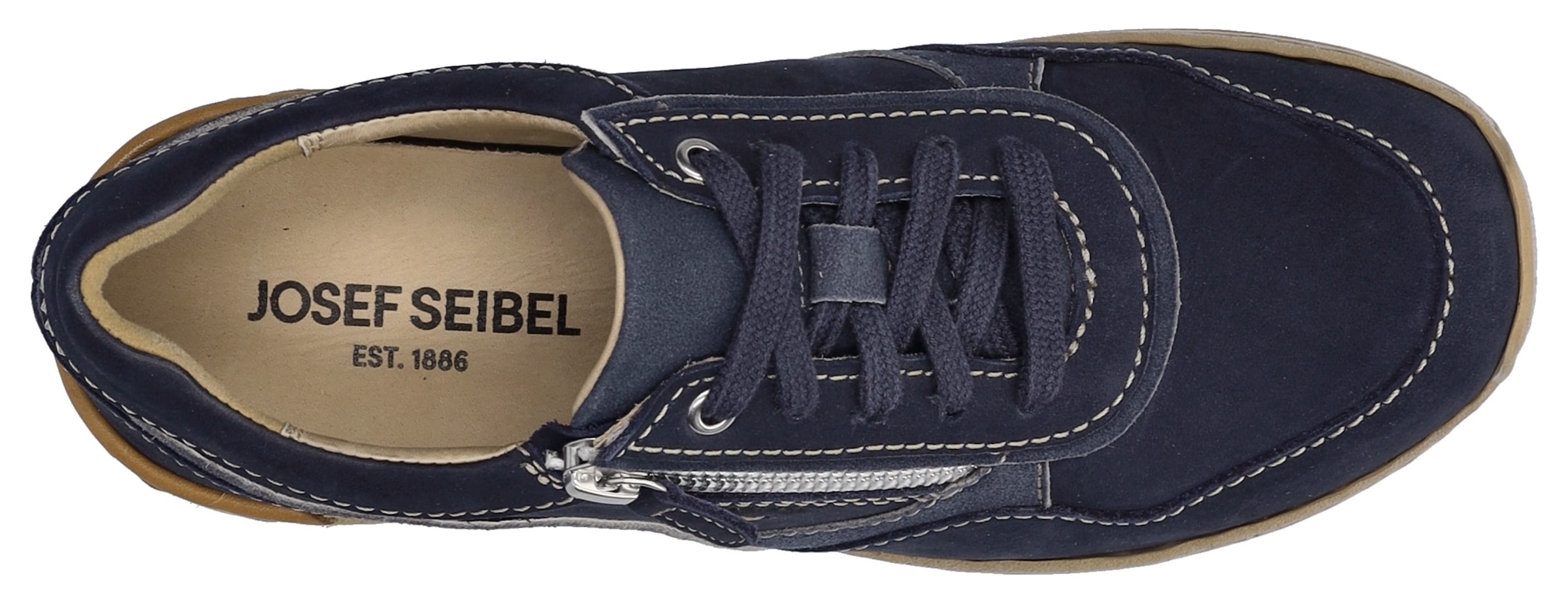 Josef Seibel Sneaker »Sally 02«  , Schnürschuh, Komfortschuh mit zusätzlichem Reissverschluss
