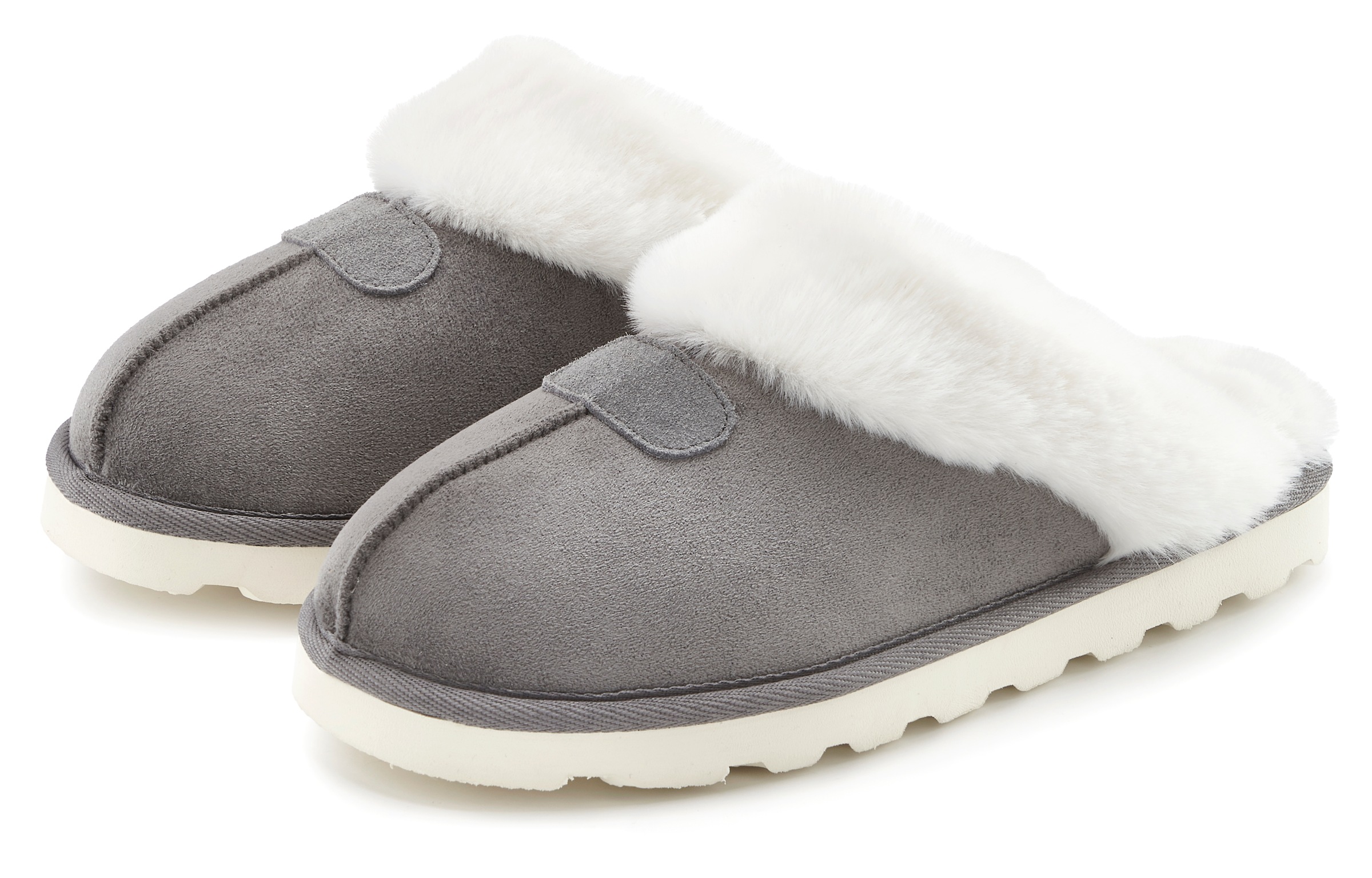 Image of Vivance Dreams by Lascana Hausschuh "Plüsch Hausschuh, Pantoffeln, Clogs, Schlappen, Pantolette," mit Warmfutter VEGAN