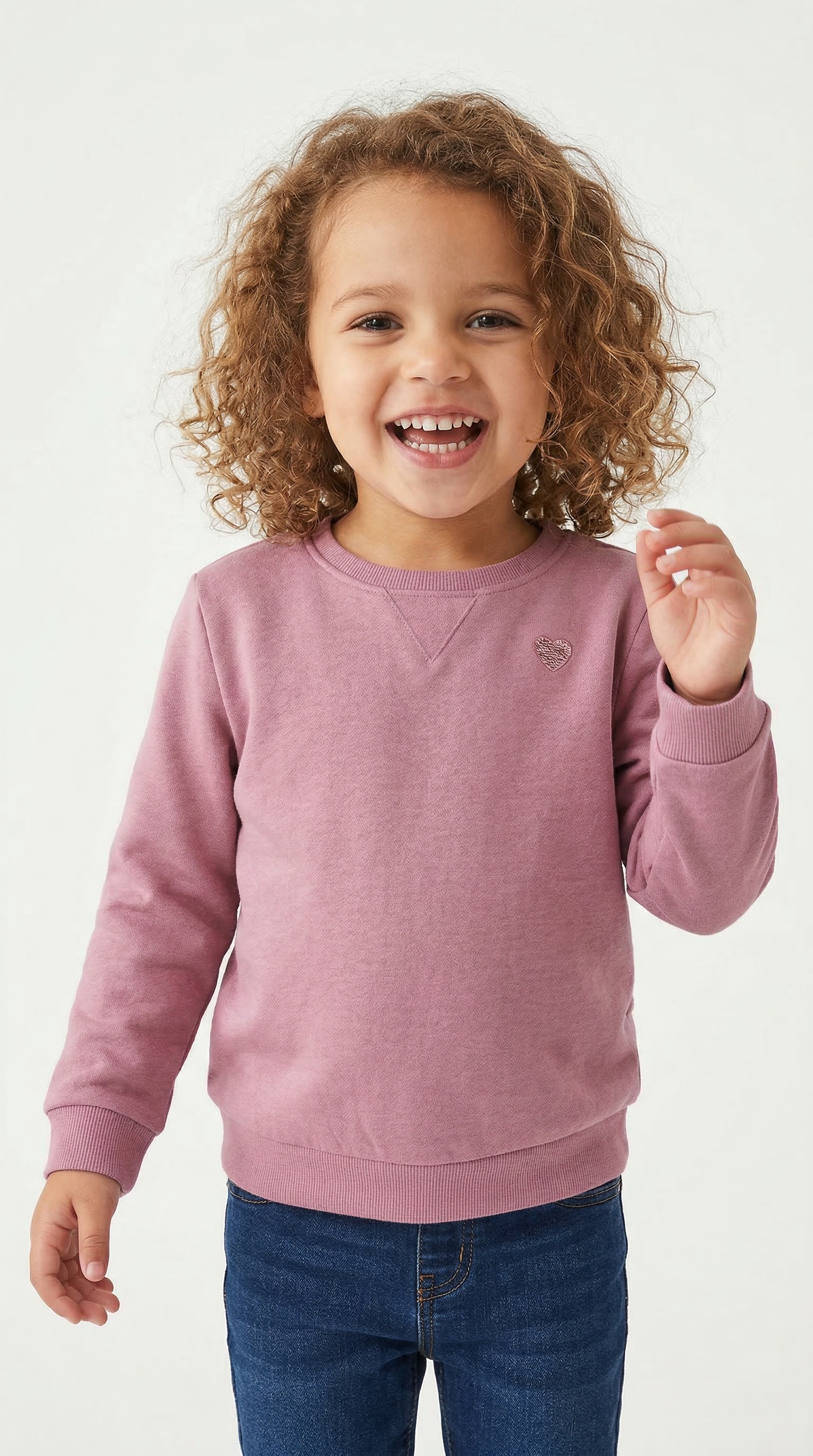 Image of Name It Sweatshirt "NMFVIMA LS SWEAT BRU NOOS"