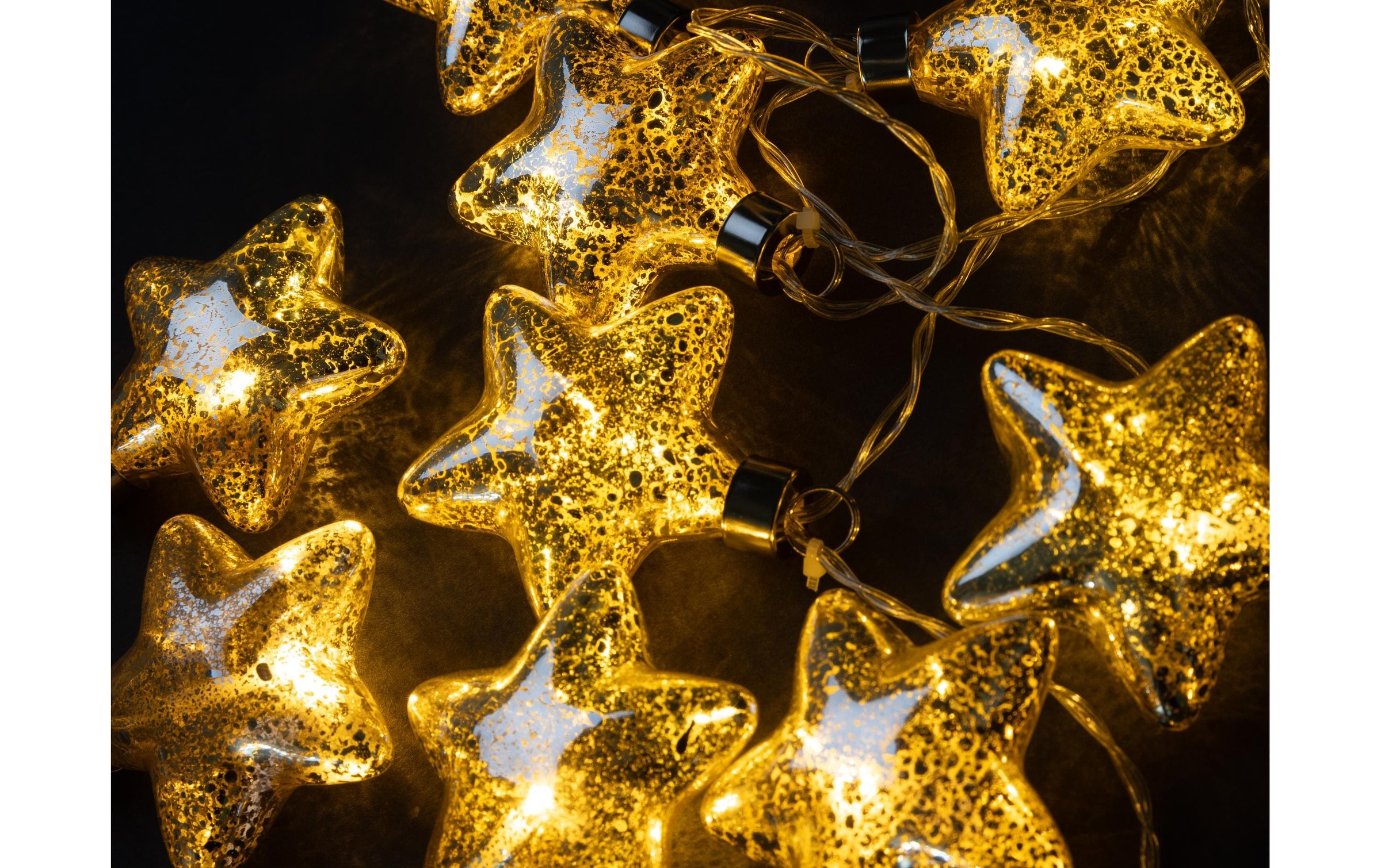 Cocon LED-Lichterkette »Glasstern, 180 cm«