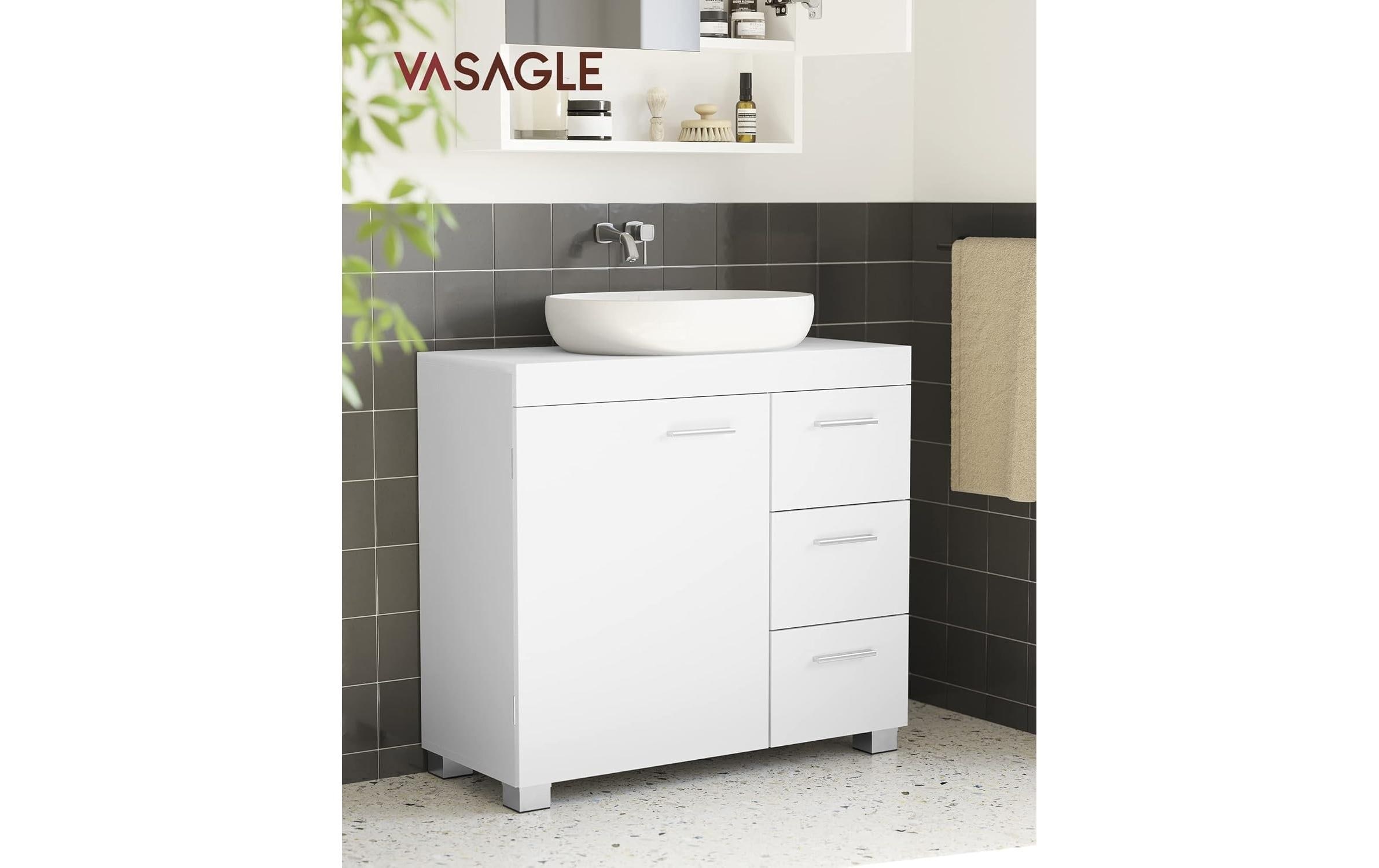 VASAGLE Armoire pour lavabo »mit Füssen«