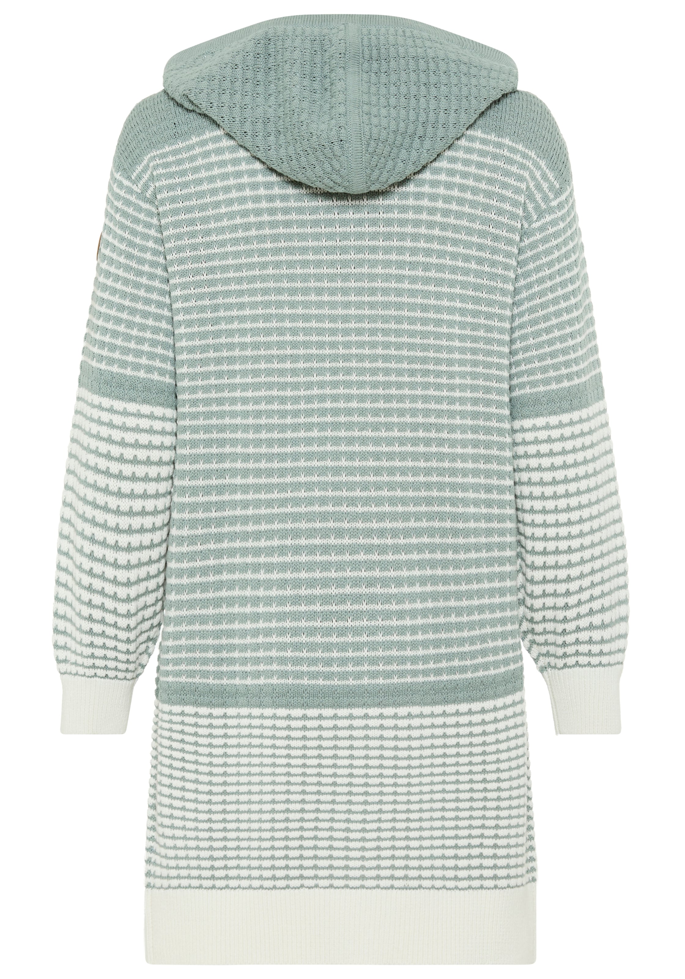 KangaROOS Cardigan à capuche avec design à motifs, forme longue, coupe décontractée, Mini-Me