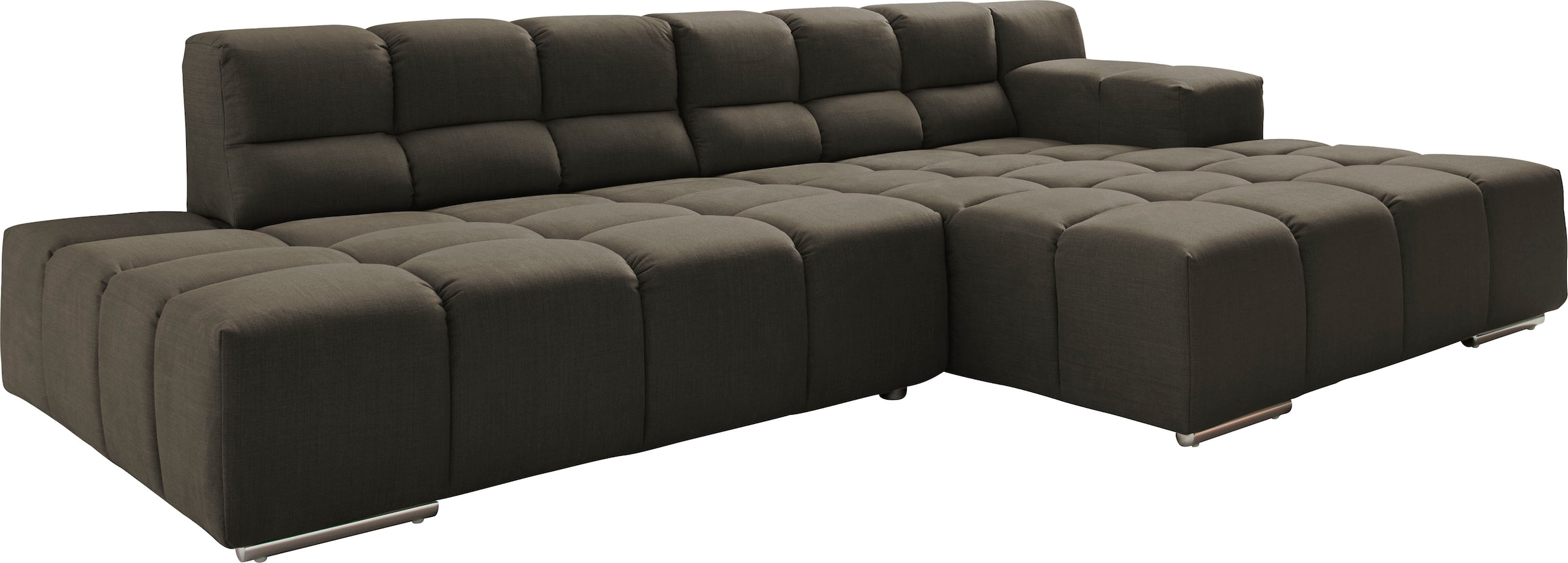 designwerk Ecksofa »Temple L-Form, tolles Designsofa«, mit Sitztiefenverstellung