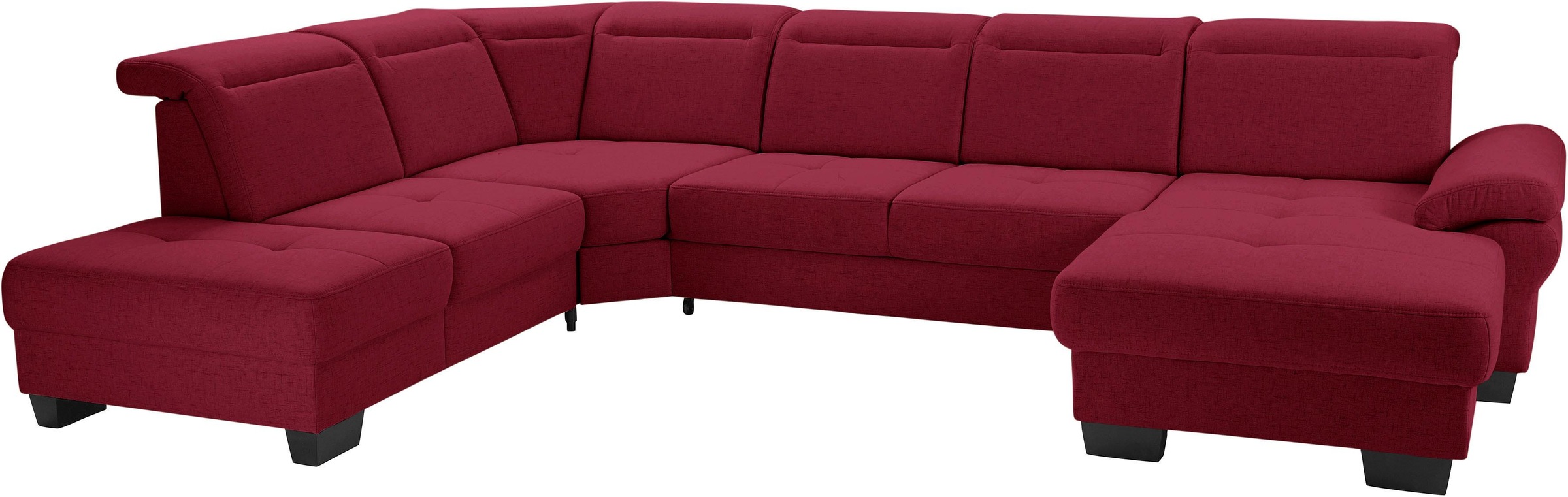 Image of Places of Style Wohnlandschaft »Cornwall«, inkl. Sitztiefenverstellung, wahlweise mit Bettfunktion und Kopfteilverstellung, Federkern bei Ackermann Versand Schweiz