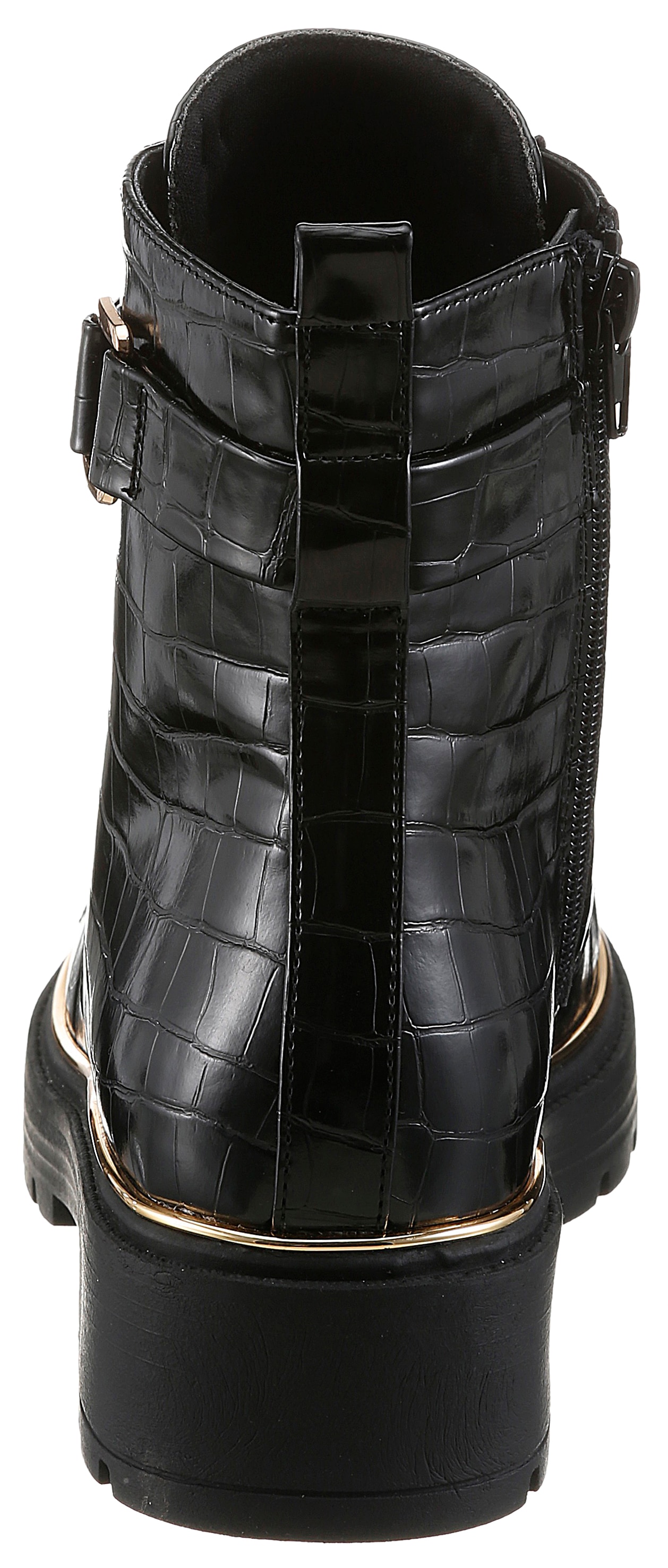 Aniston SHOES Bottines à lacets  bottines à lacets, bottines cheville effet croco - NOUVELLE COLLECTION