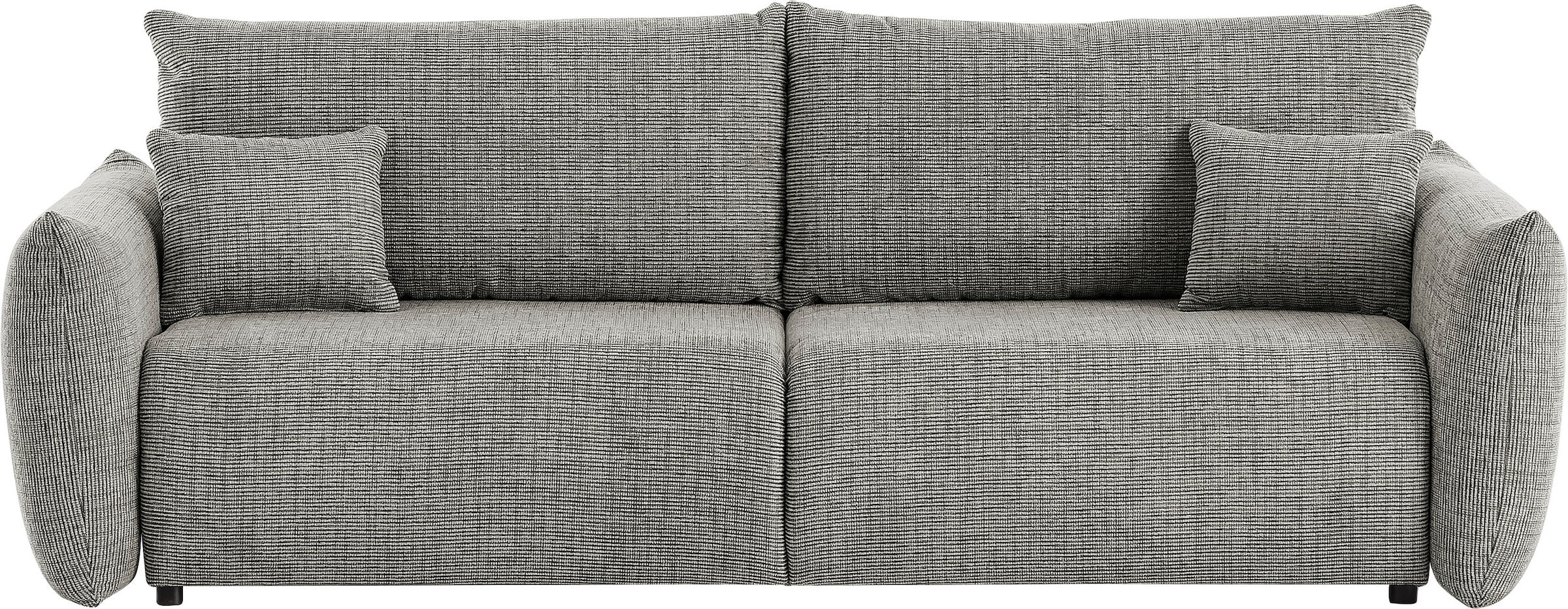 Home affaire 3-places »MAVAS Schlafsofa mit Bettkasten« ca.240/108cm (Liegefläche 212/145 cm), Cord, Chenille, Struktur