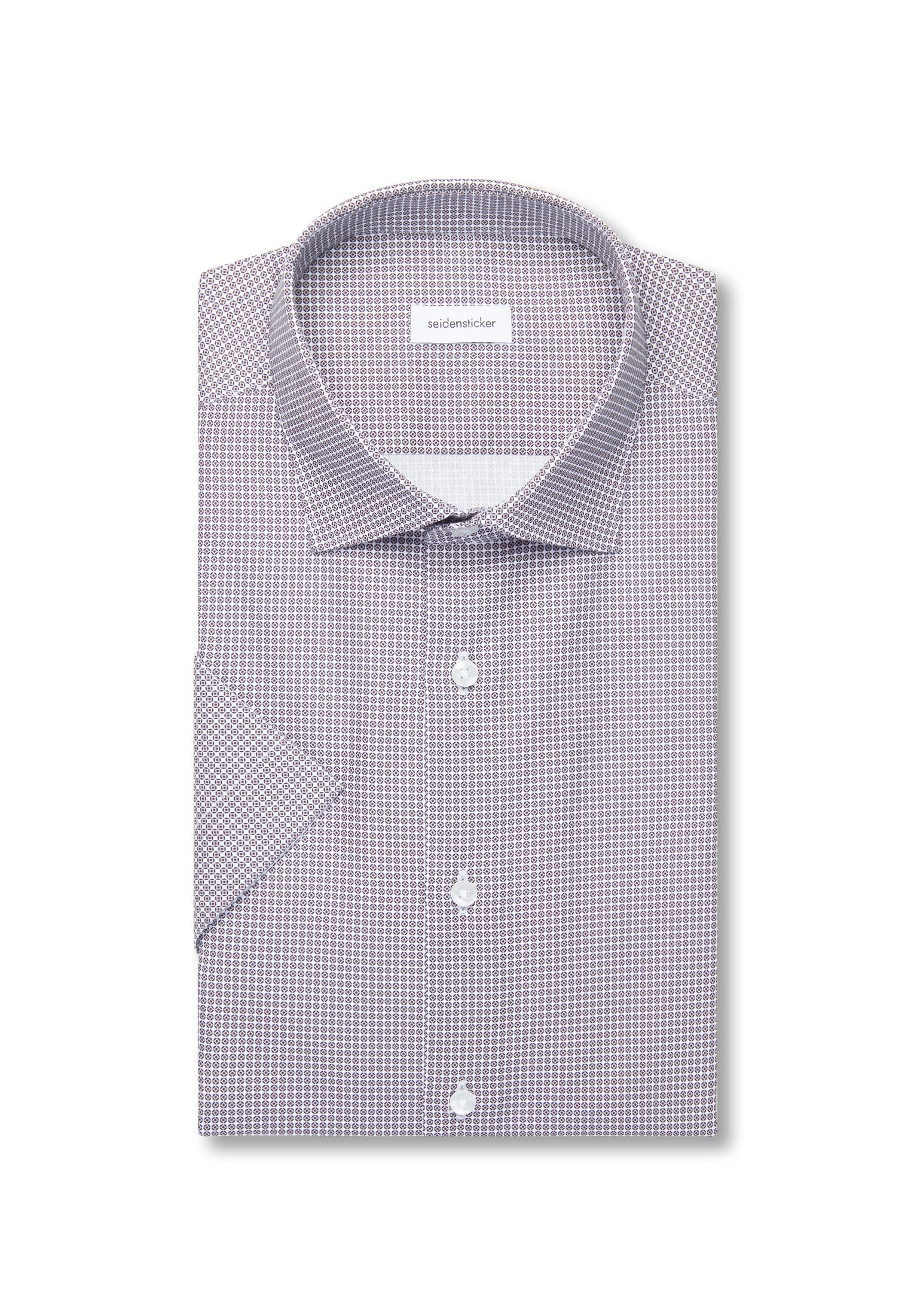 seidensticker Chemise d'affaires »Schwarze Rose« Shaped 1/2 Kentkragen Druck