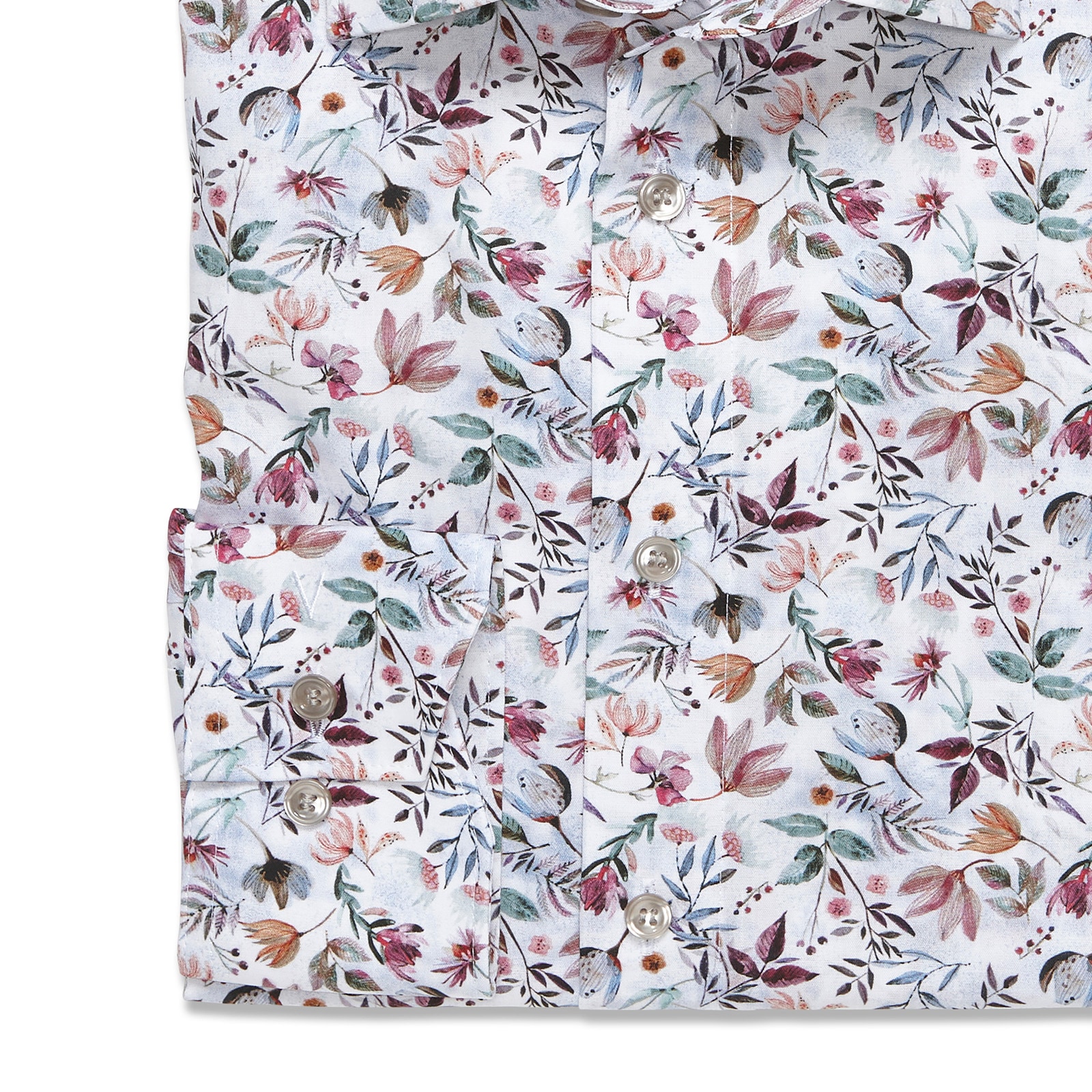 MARVELIS Langarmhemd mit floralem  Allover-Print