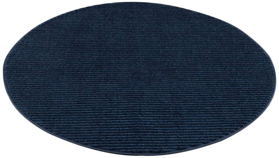 Image of Carpet City Teppich »Fancy«, rund, 12 mm Höhe, Kurzflor, Einfarbig, 3D-Optik, Streifen Look, für Wohnzimmer & Schlafzimmer bei Ackermann Versand Schweiz