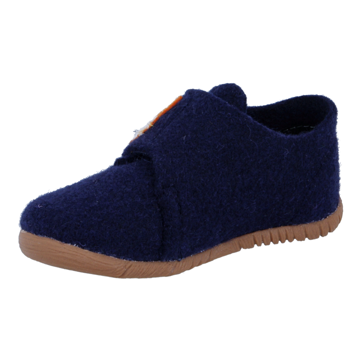Richter Hausschuh »Filzi (Felt)«  Klettschuh mit Aufnäher, Grössenschablone zum Download