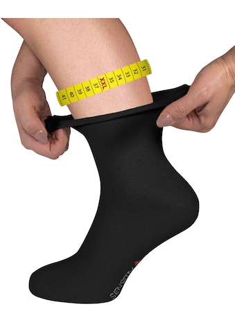 Fussgut Gesundheitssocken »Sensitiv Elegant Socken XXL«, (1 Paar), Weitschaft, Rollbund kaufen