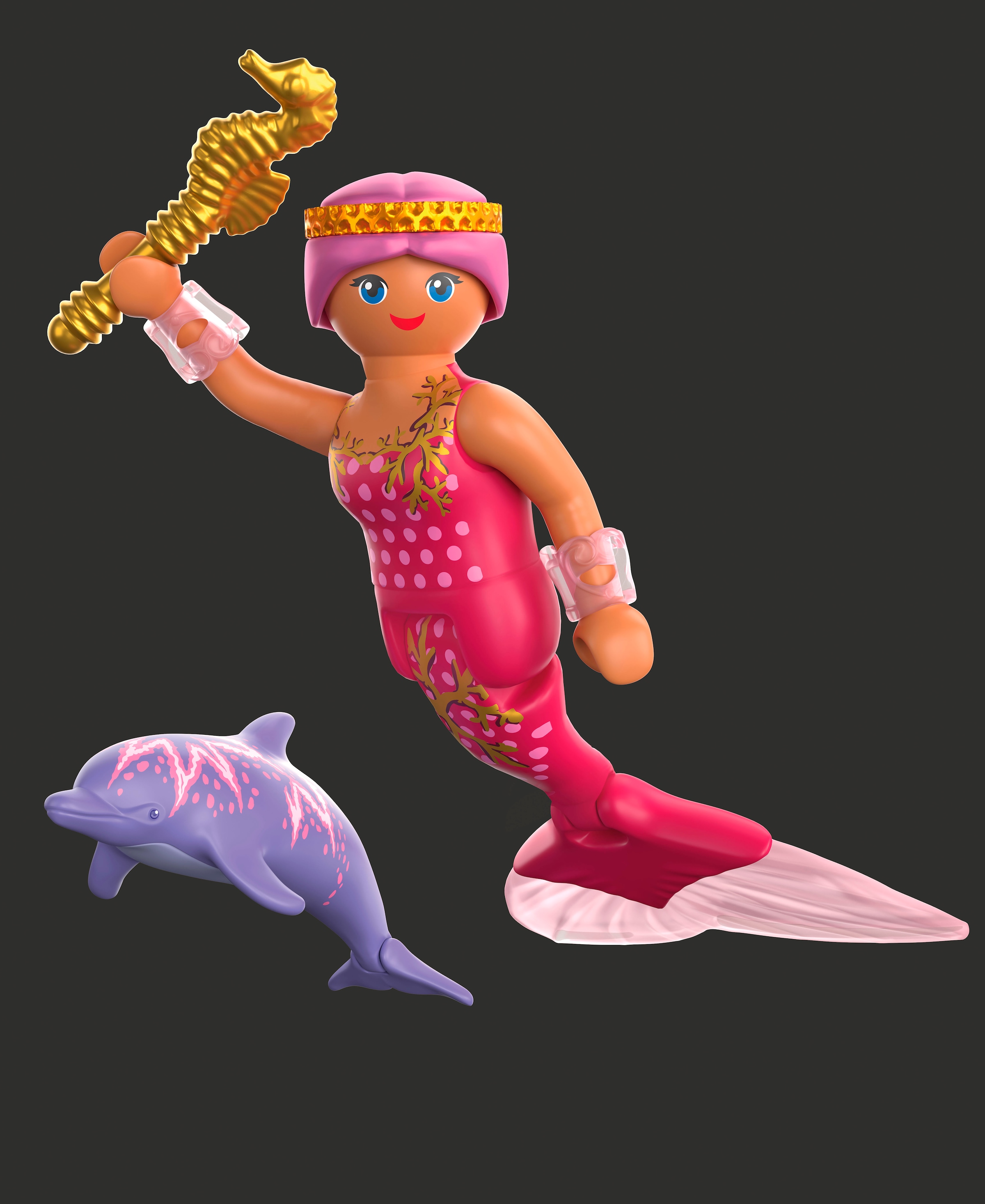 Playmobil® Jeu de construction »Meerjungfrauen-Schatz mit Delfinen (71861), Princess Magic« fabriqué en Europe