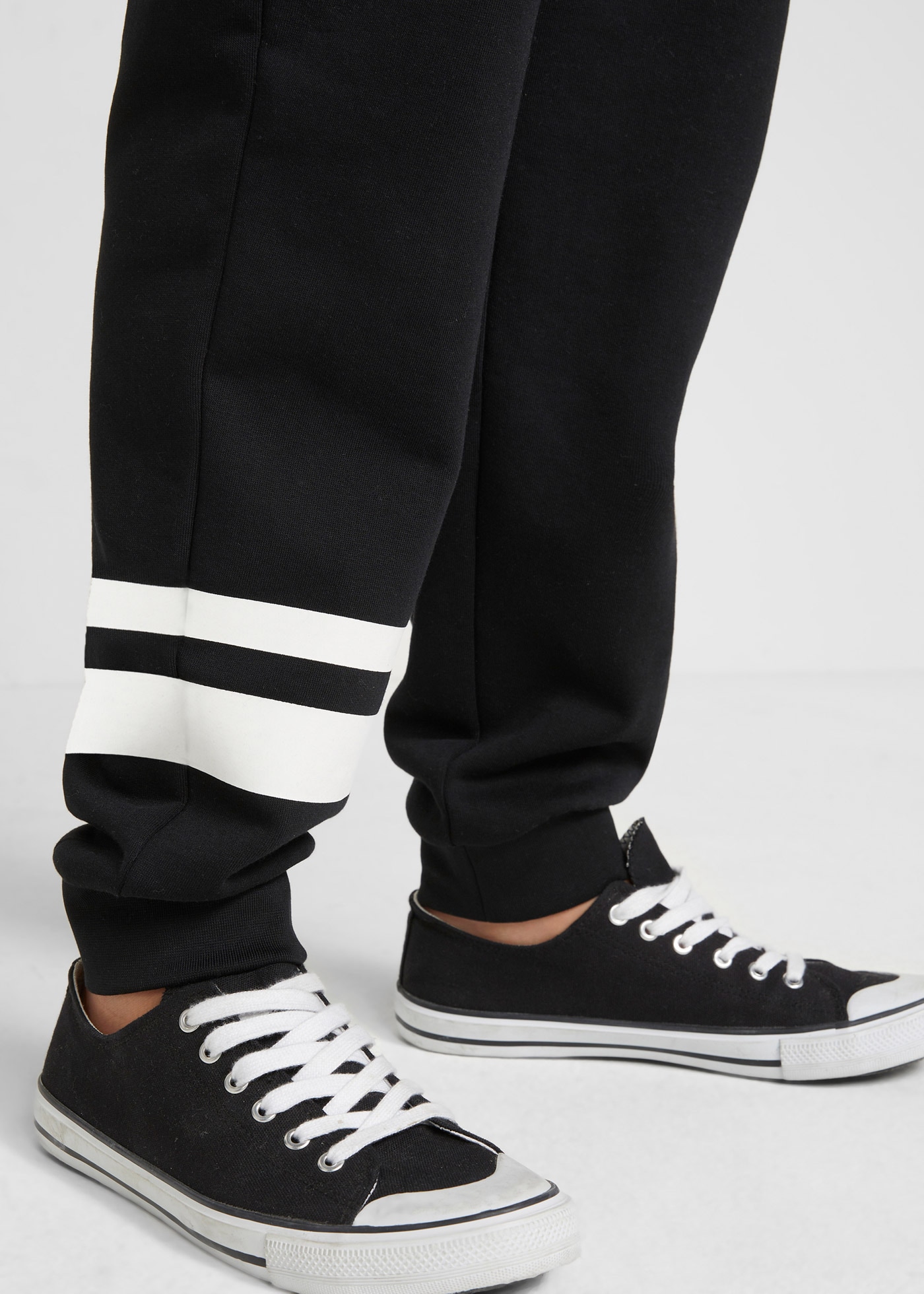 bonprix Jogginghose  Jogginghose aus weichem Baumwoll-Mix (2er Pack)