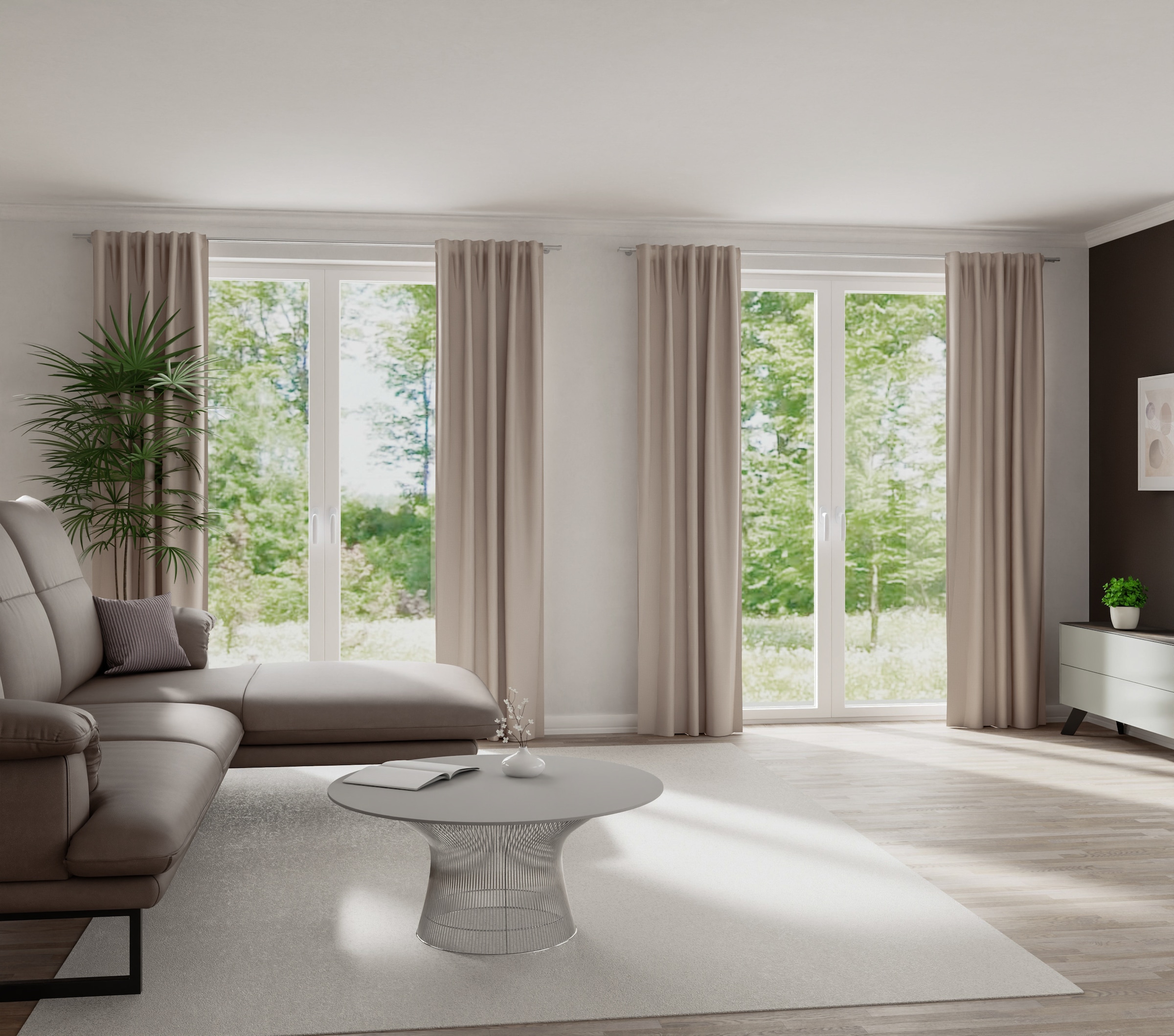 HOMING Vorhang »Kalin« verdeckte Schlaufen 1 Stk. tlg. Fertigschal