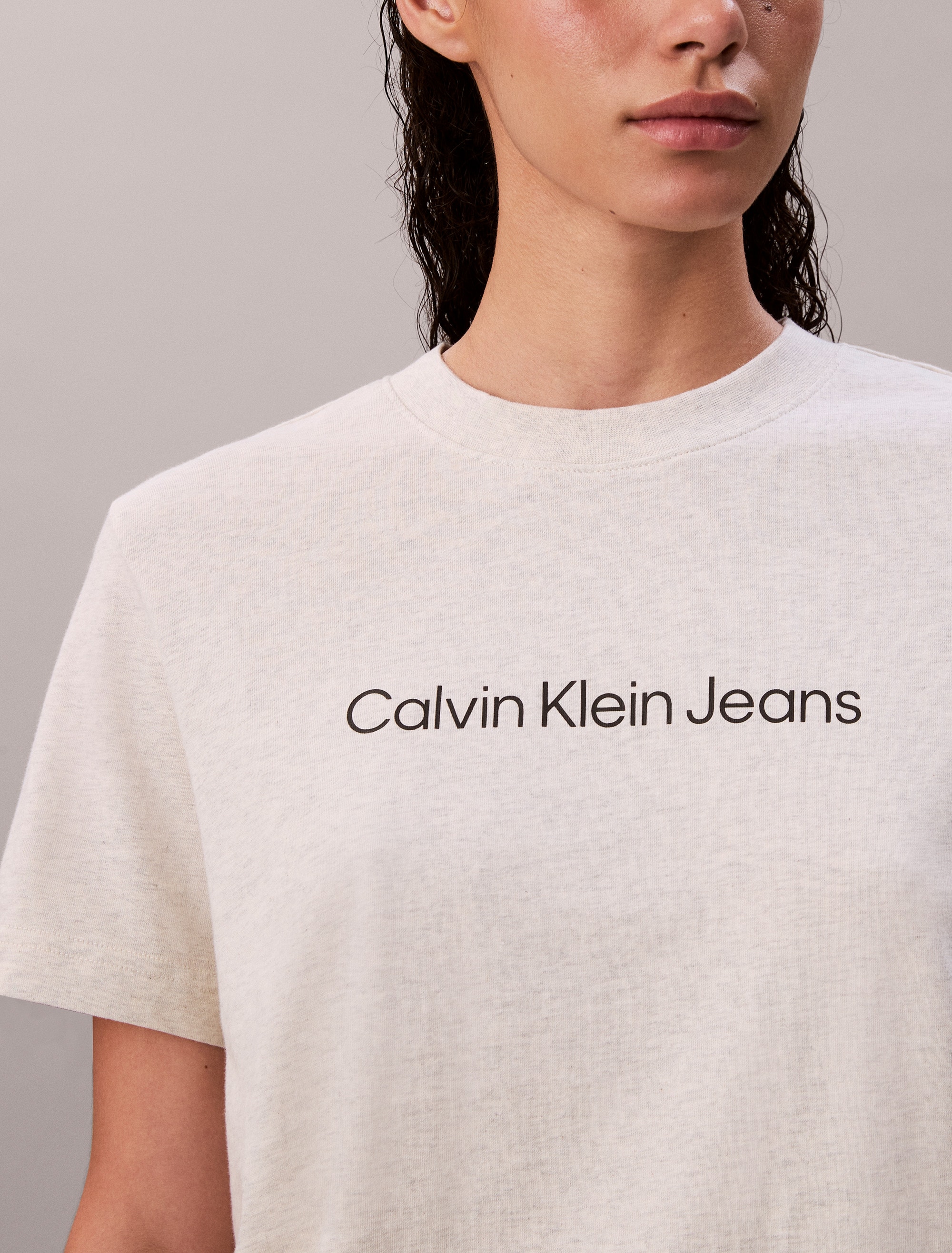 Calvin Klein Jeans T-Shirt »A- INST. LOGO CLASSIC TEE SS« mit Logoschriftzug