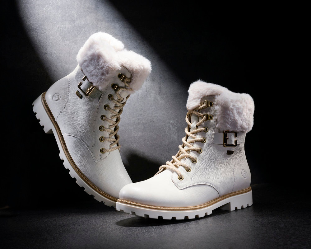 Remonte Winterboots »Liz Hurley-Collection«, Schnürboots, Outdoorschuh, Schnürstiefelette mit Zierschnalle