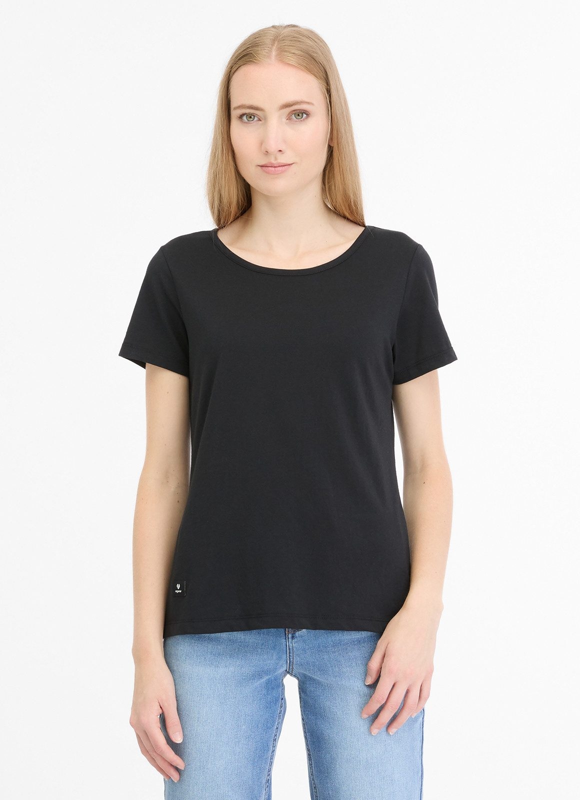 Ragwear 1100000002199 »MINTTA« schlichtes T-Shirt mit Rundhals und kleinem Logo auf der Brust