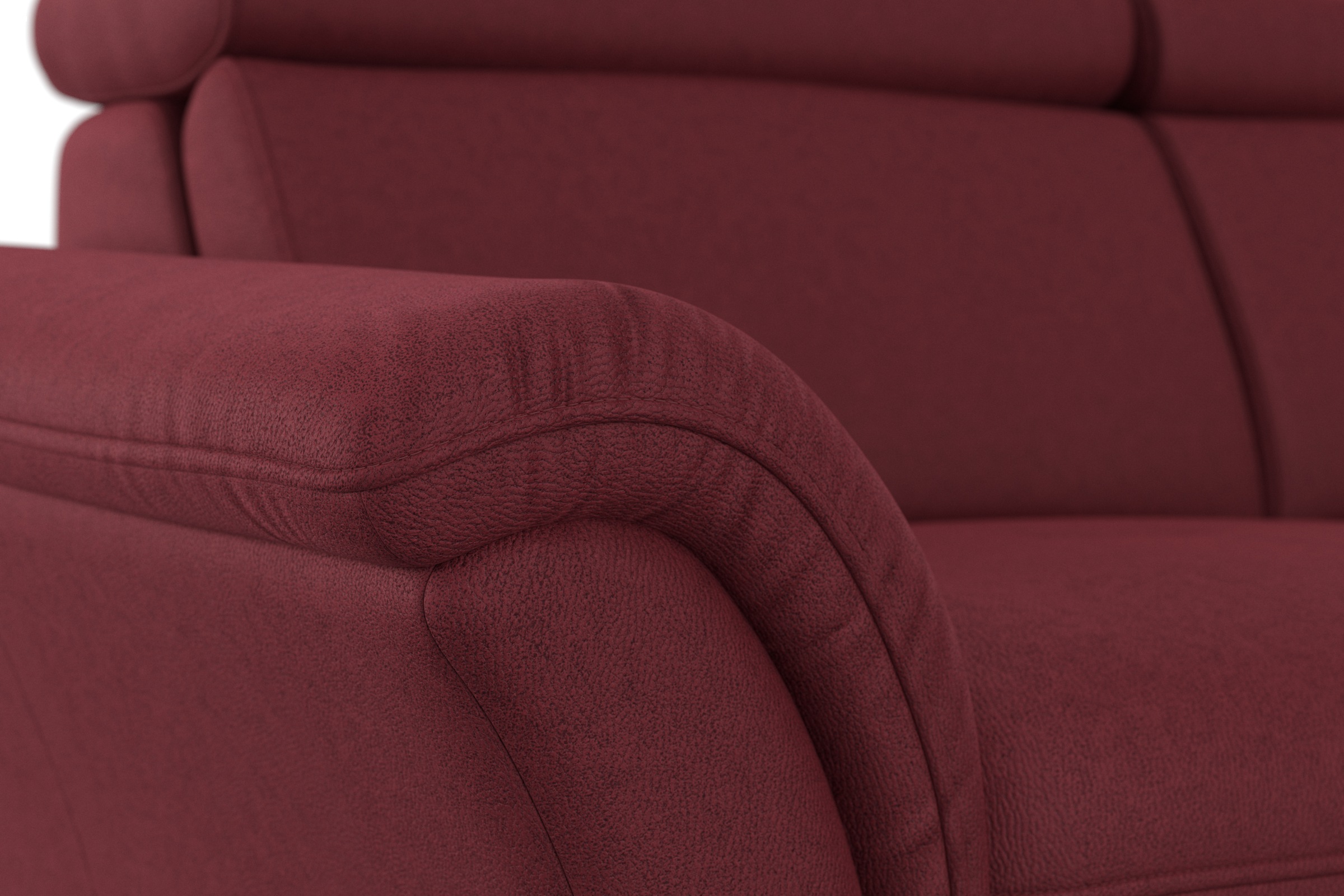 Home affaire Ecksofa »Lindgren L-Form«, wahlweise mit Bett mit klappbaren Rollen, Kasten und Kopfverstellung