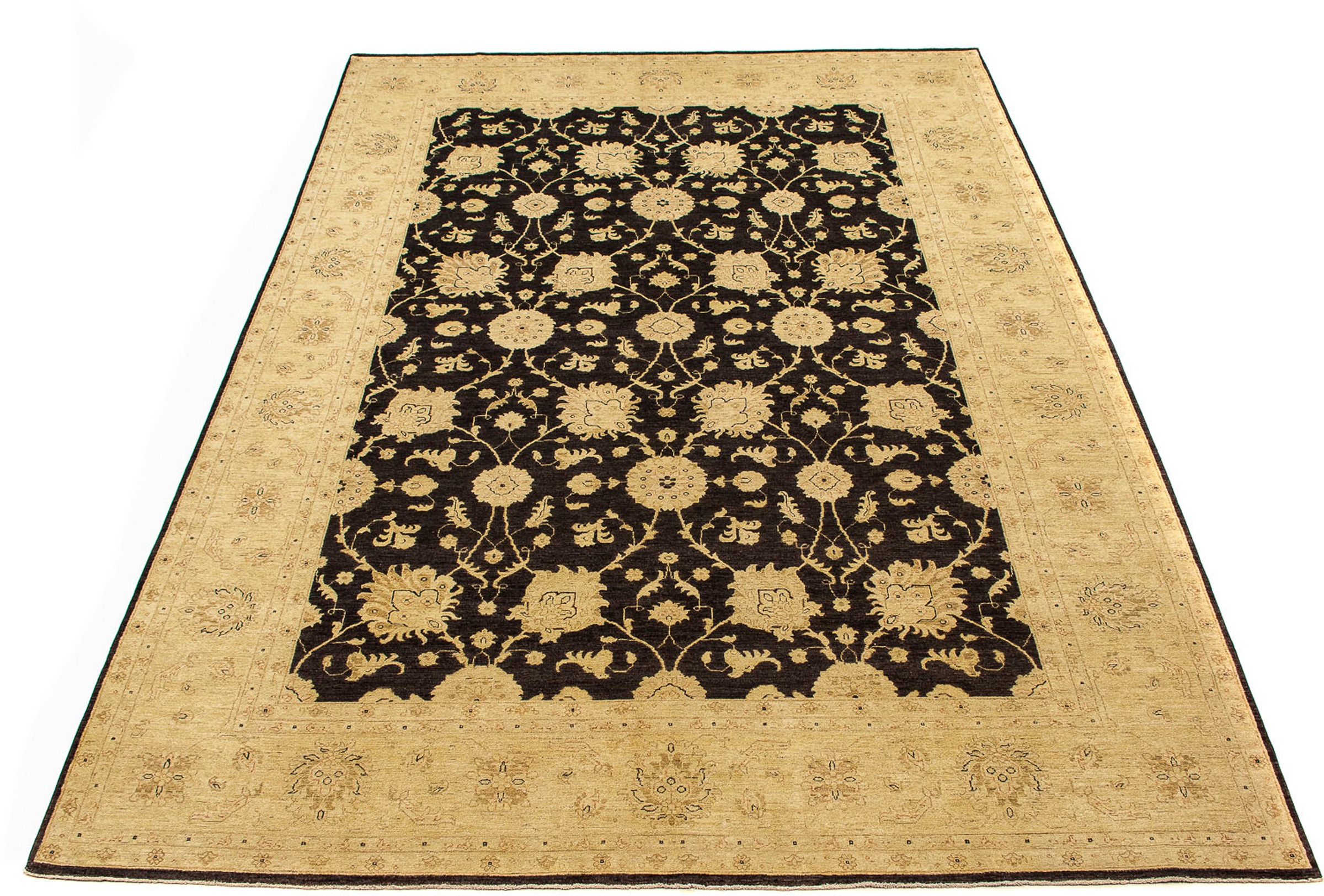 Image of morgenland Orientteppich »Ziegler - 405 x 295 cm - braun«, rechteckig, 6 mm Höhe, Wohnzimmer, Handgeknüpft, Einzelstück mit Zertifikat bei Ackermann Versand Schweiz