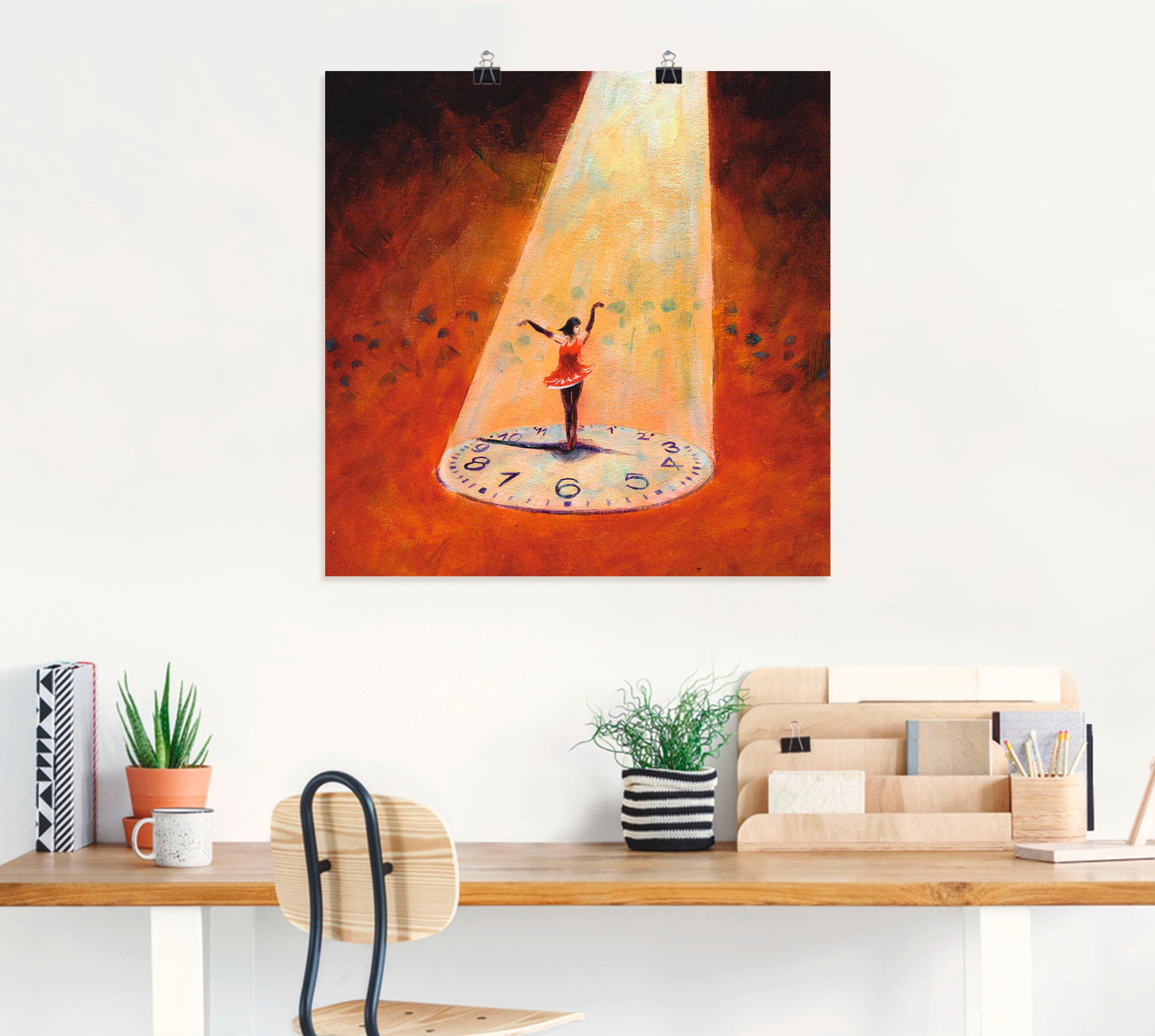 Artland Wandbild »Im Jetzt sein« Frau 1 Stk. tlg. als Leinwandbild, Poster in verschied. Grössen