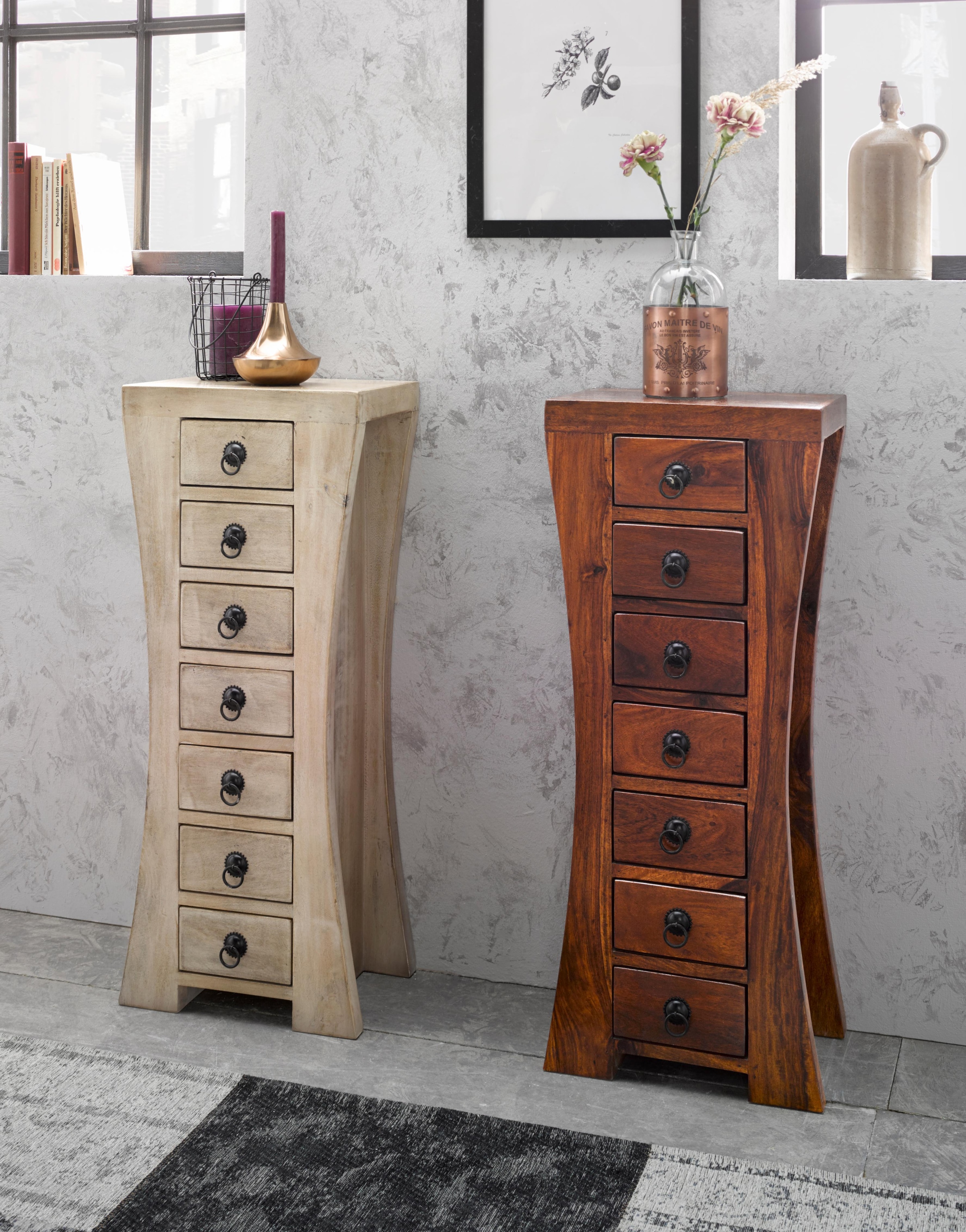 GOODproduct Kommode Breite 35 cm in geschwungener Form