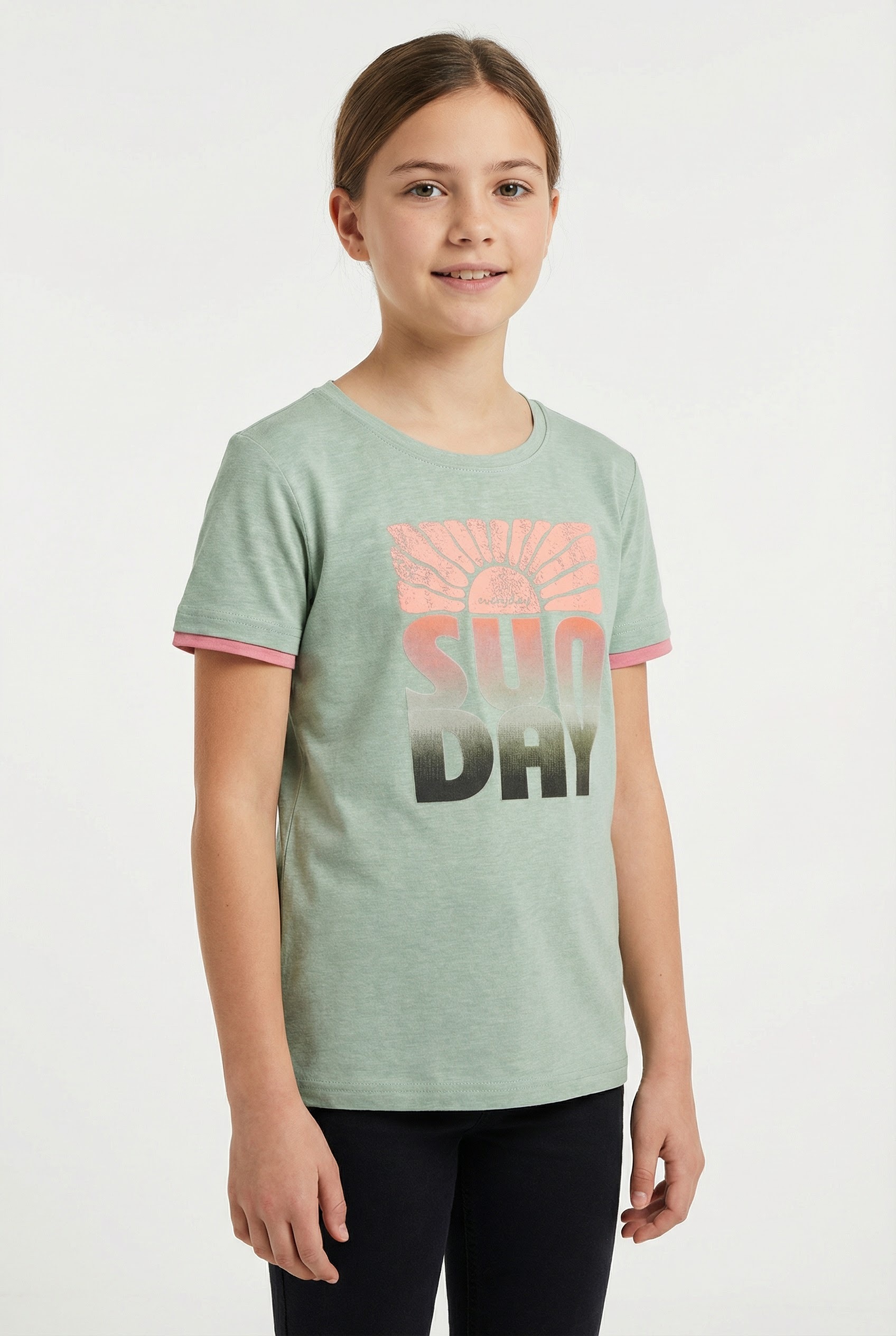 Killtec T-shirt fonctionnel »KOS 133 GRLS TSHRT« pour randonnée, style sportif, en polyester, coton et élasthanne