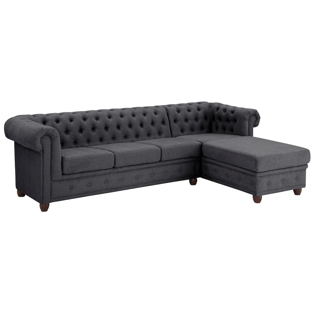 Home affaire Chesterfield-Sofa »New Castle L-Form«