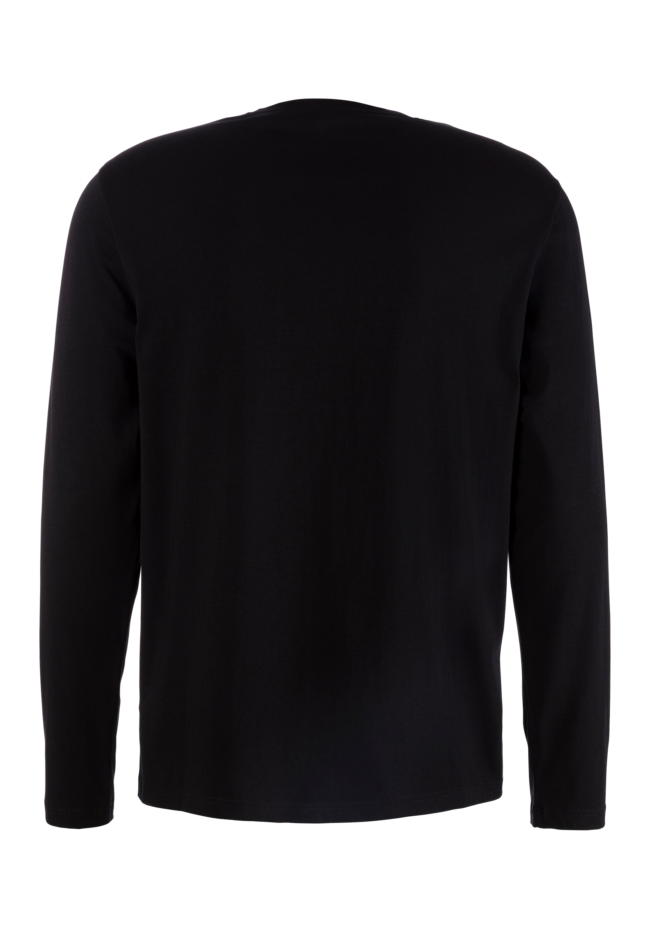 BOSS Langarmshirt »Mix&Match LS-Shirt R«, mit BOSS Stickerei auf der Brust