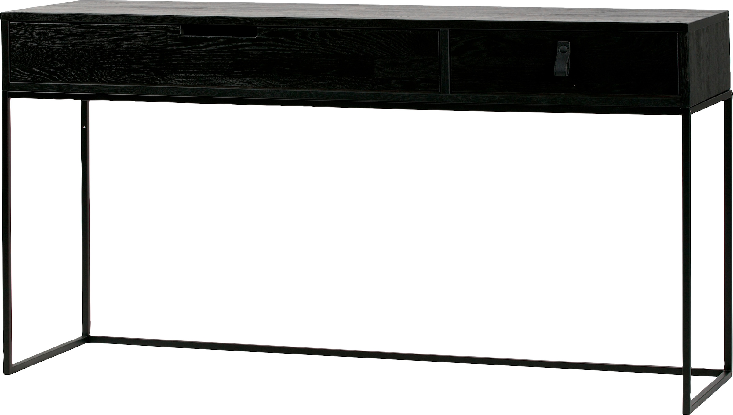 WOOOD Table console »Silas« viel Stauraum, zwei Schubladen, H 74 cm x B 140 cm