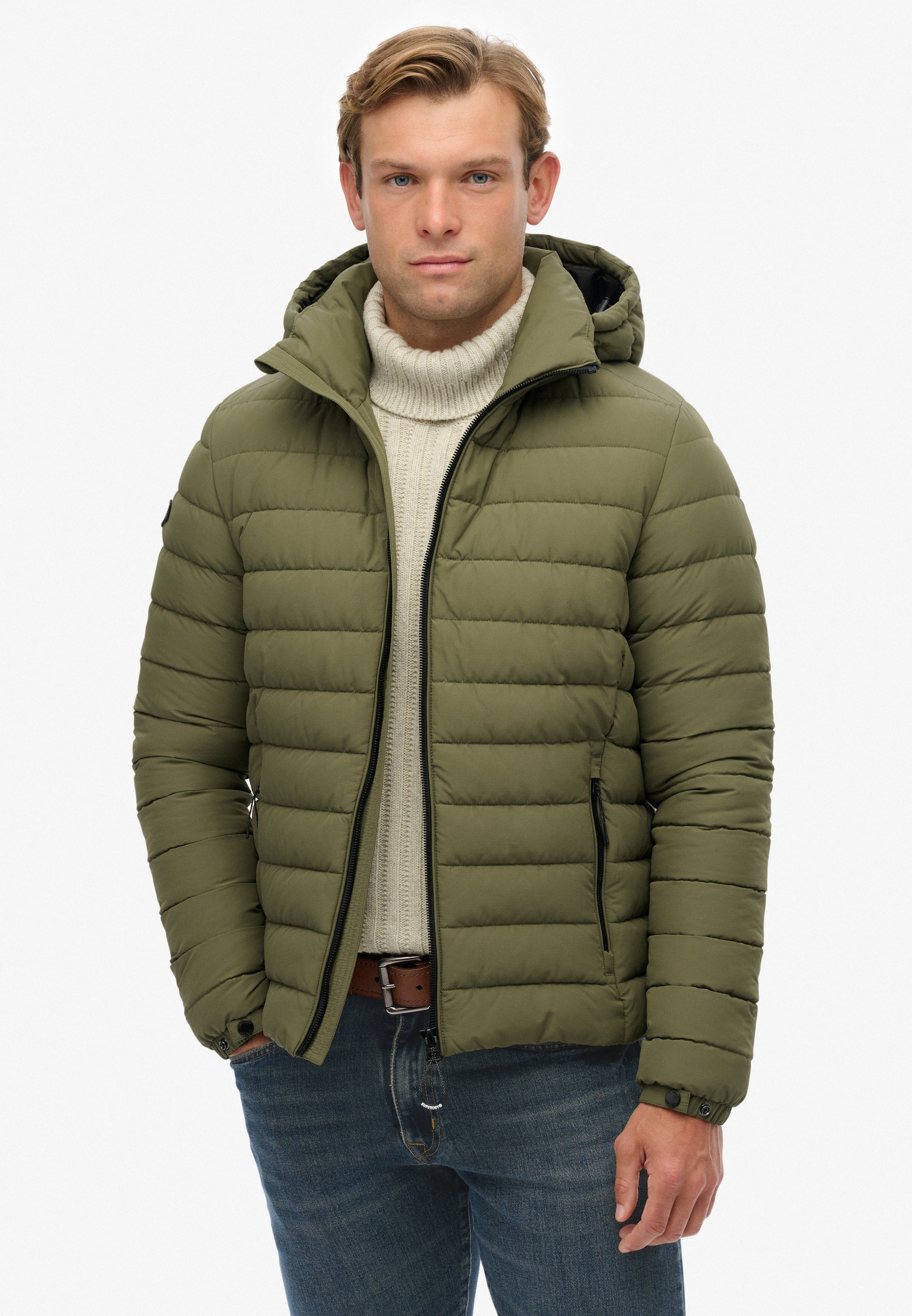 Superdry Steppjacke »HOODED FUJI PADDED JACKET«, mit Kapuze