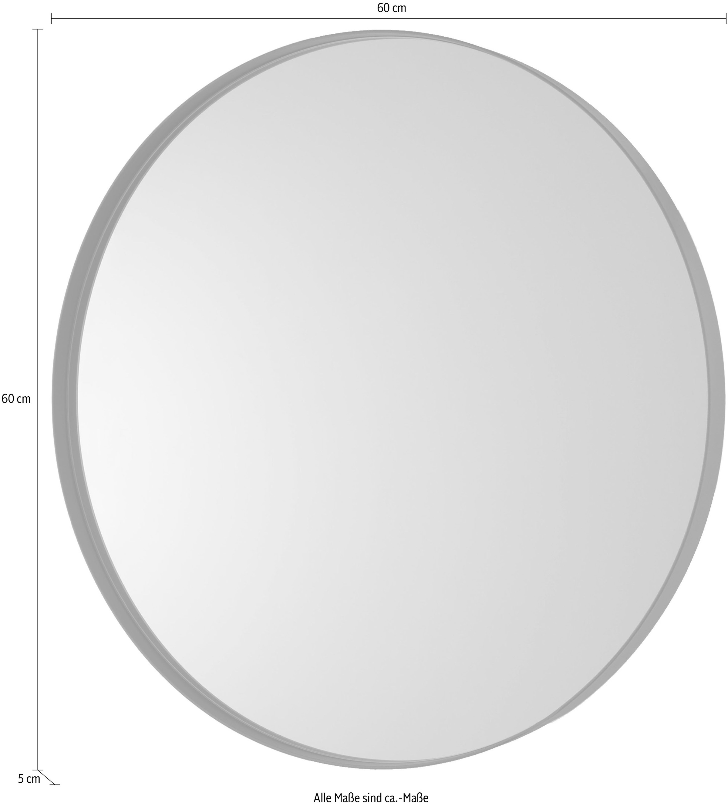Spinder Design Miroir »DONNA 3« miroir mural en acier