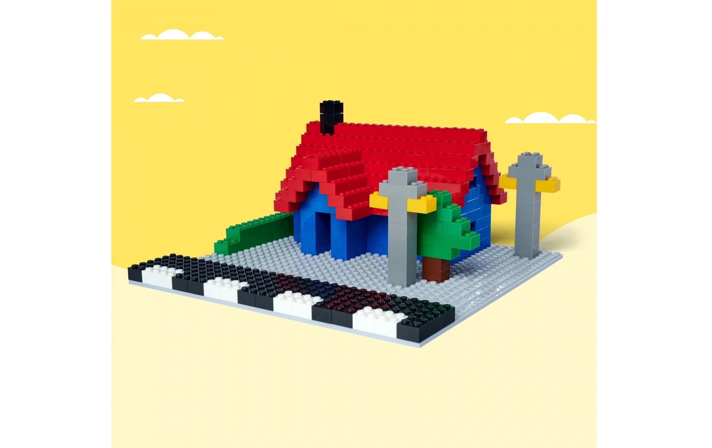 Blox Spielbausteine »Zubehör BLOX Bauplatte 25 x 25 cm«, (4 St.)