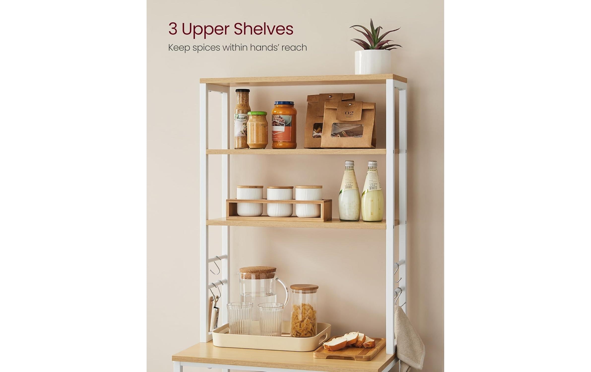 VASAGLE Étagère de cuisine »mit 6 Haken«