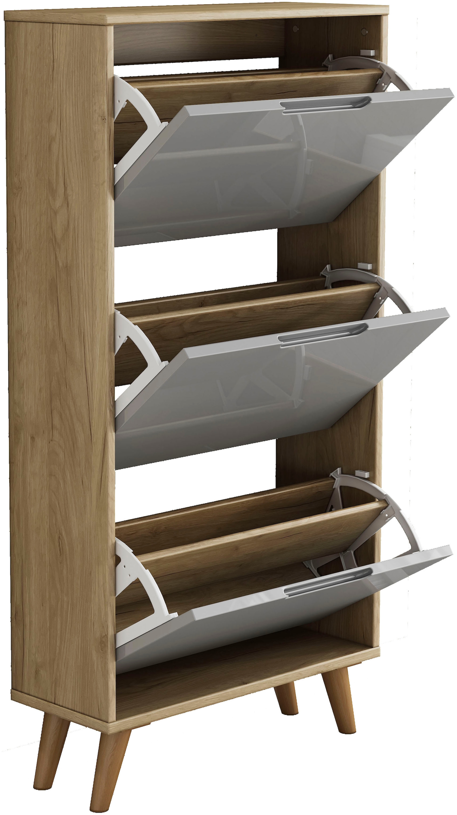 GOODproduct Schuhschrank »Lund« FSC-zertifiziertem Holz, ABS-Kanten, Breite 62 cm