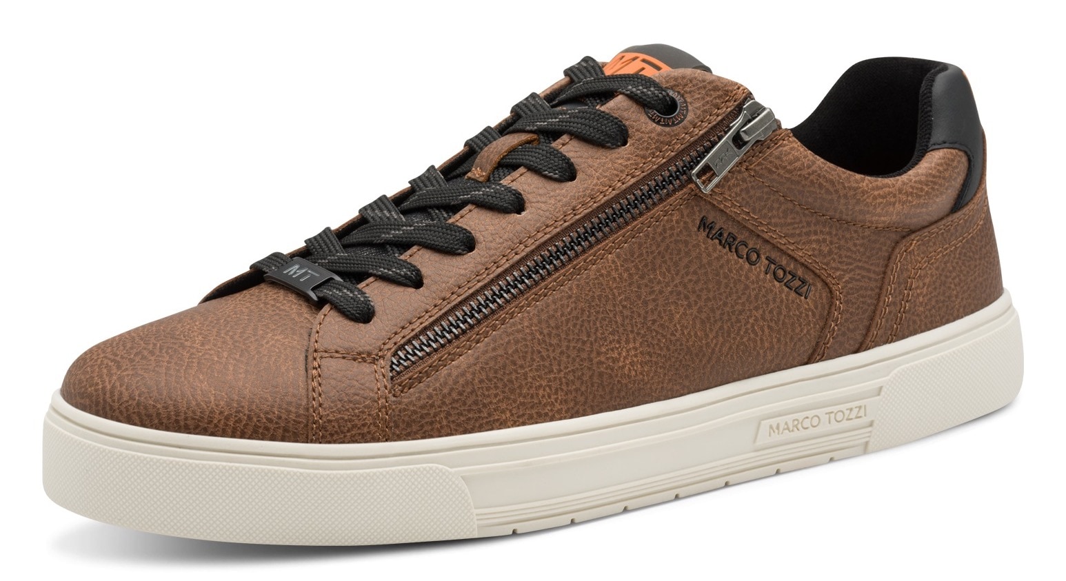 Image of MARCO TOZZI Sneaker, Freizeitschuh, Halbschuh, Schnürschuh mit seitlicher Logoprägung