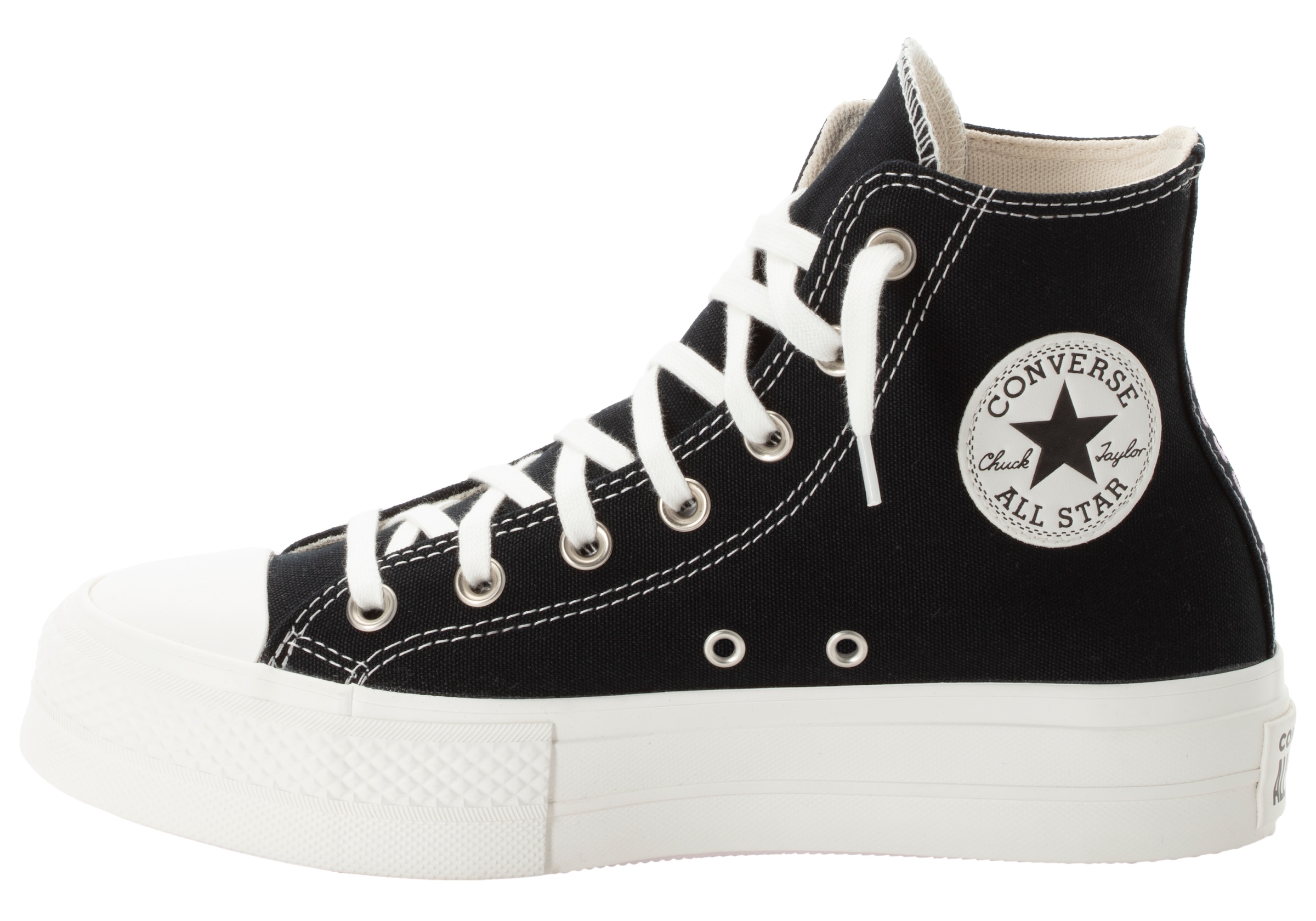 Image of Converse Sneaker "CHUCK TAYLOR ALL STAR LIFT PLATFORM EMBROIDERED CRYSTALS"