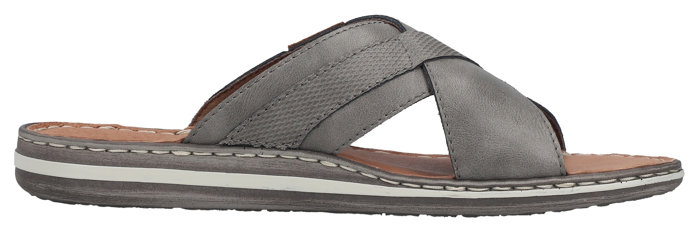 Rieker Pantolette  Sommerschuh, Strandschuh, Schlappen, Hausschuh mit Label