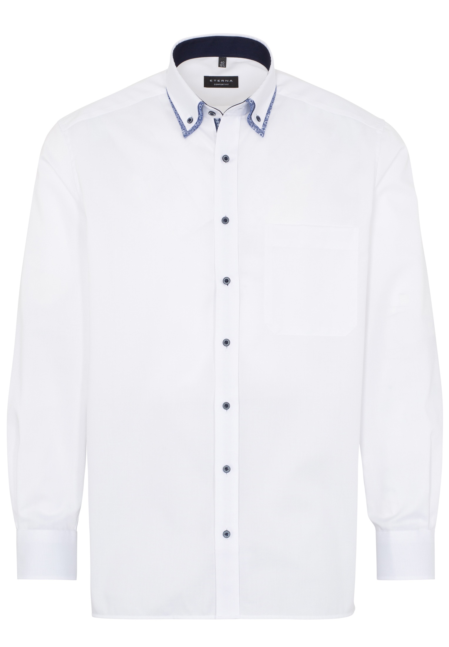 Eterna Langarmhemd »COMFORT FIT« NON IRON (bügelfrei)