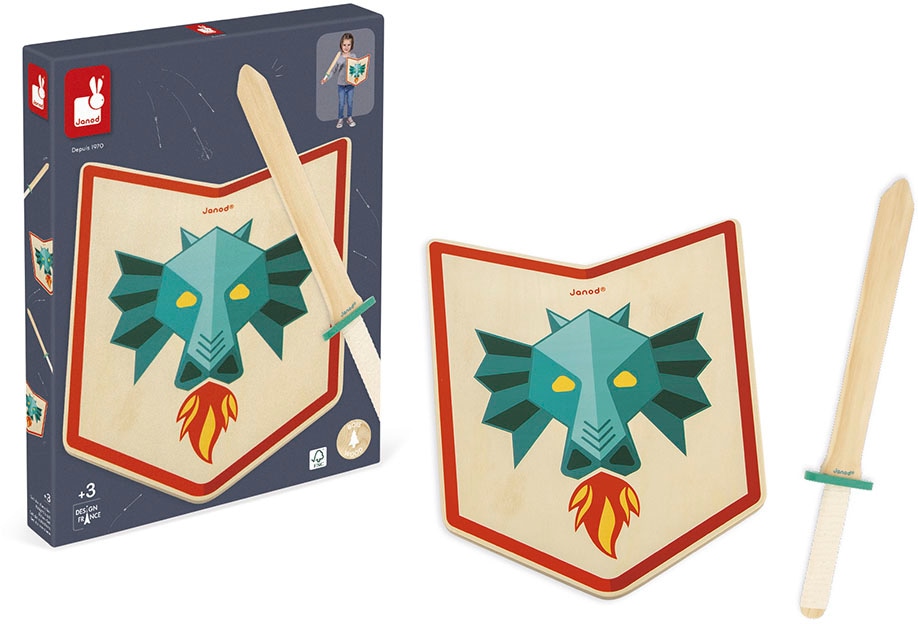 Janod Kinderbogenset »Ritter-Set Drache«, FSC® - schützt Wald