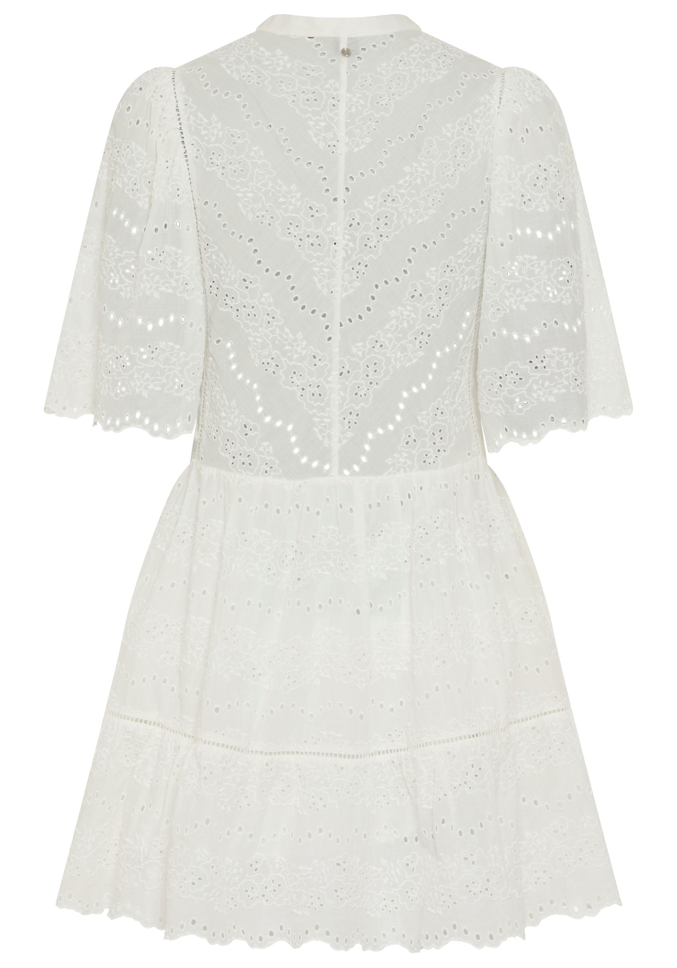 BOSS ORANGE Robe d'été »Denvita Premium Damenmode« avec broderie ajourée, longueur mini