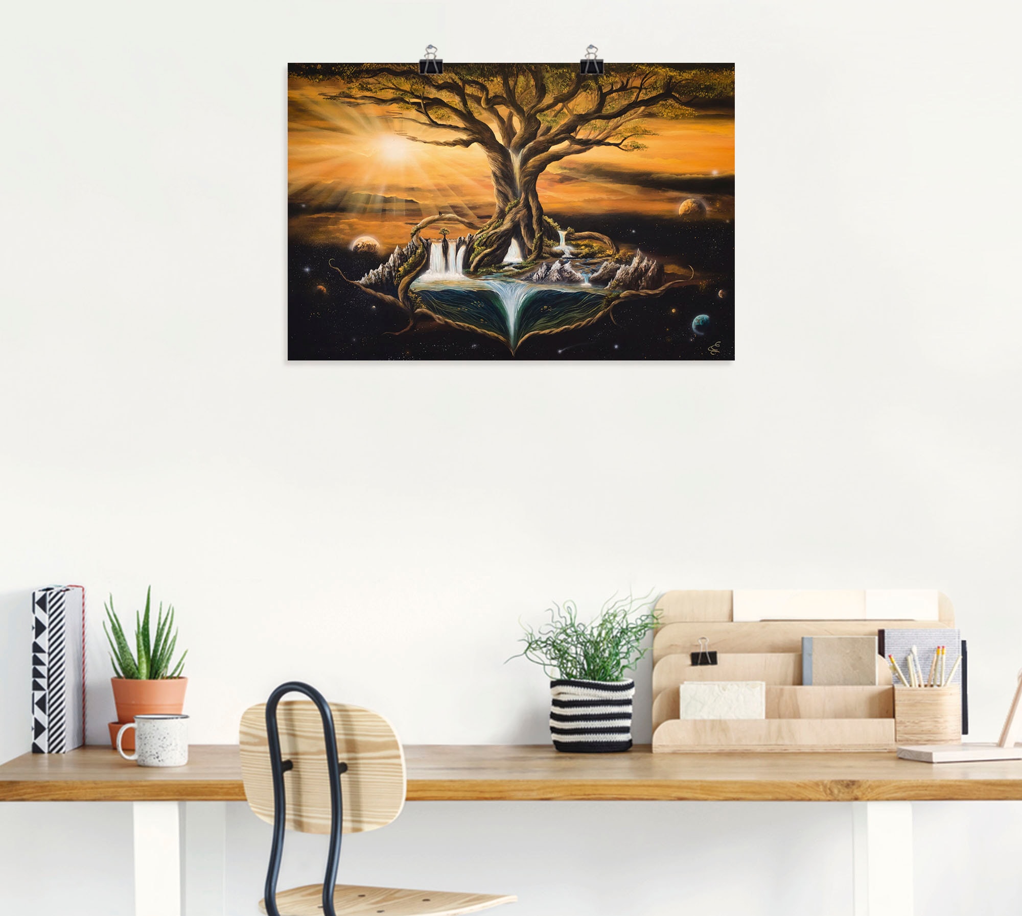 Artland Wandbild »Der Traum der Welten«, Landschaften, (1 St.), als Alubild, Outdoorbild, Poster, Wandaufkleber in verschied. Grössen