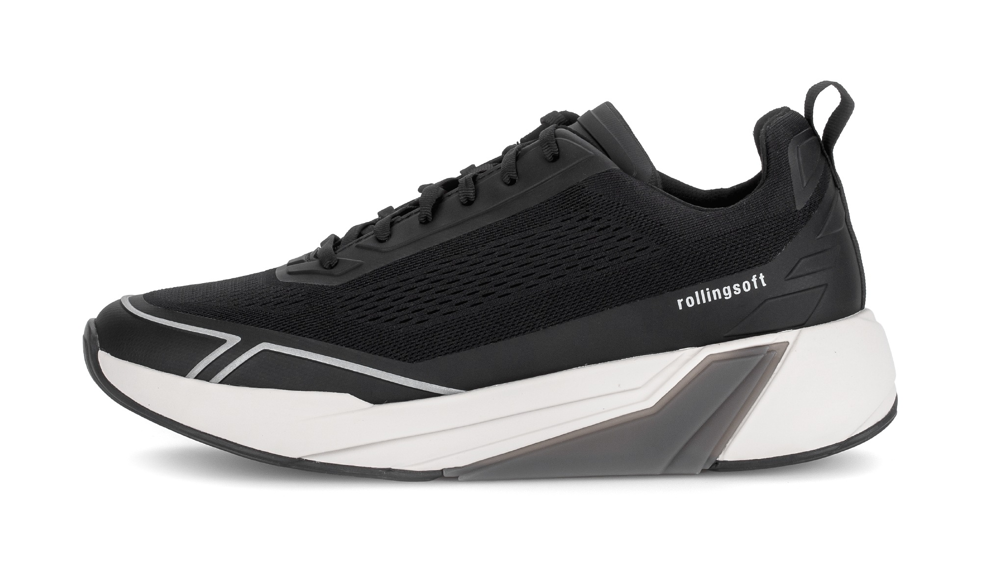 rollingsoft Sneaker  , Freizeitschuh, Halbschuh, Schnürer mit Details in der Sohle, G-Weite