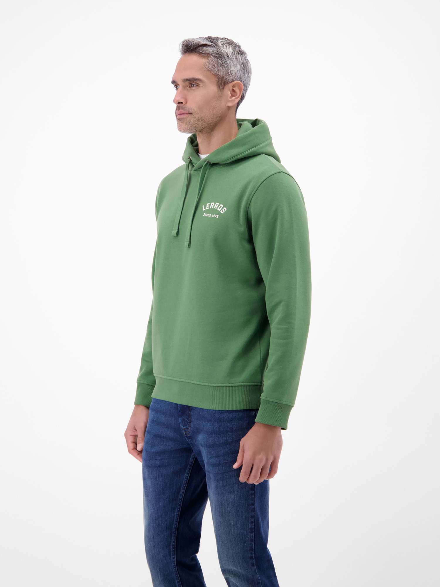 LERROS Hoodie »Sweatshirt Hoodie mit Kapuze mit Tunnelzug«, Weiches Baumwoll-Mischgewebe für hohen Tragekomfort
