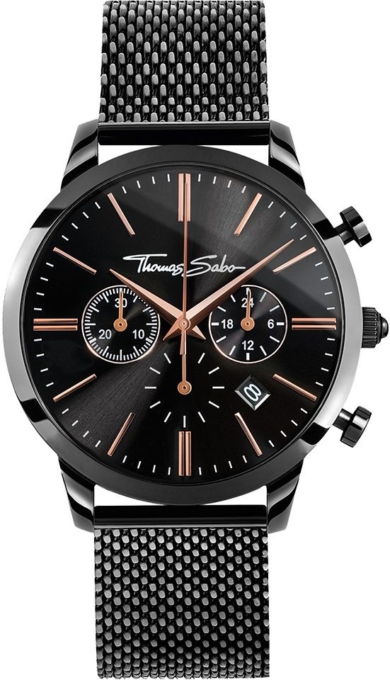 Image of THOMAS SABO Chronograph »REBEL SPIRIT CHRONO, WA0247-202-203« bei Ackermann Versand Schweiz