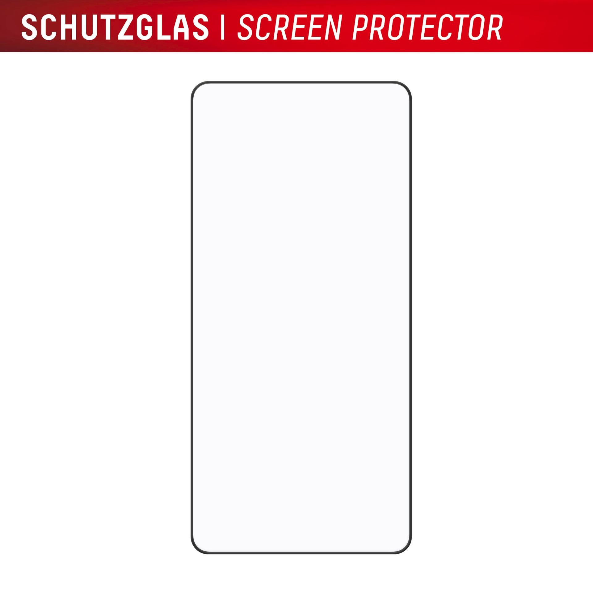 Displex Displayschutzglas »Premium Glass Screen Protector (Full Cover)« für Samsung Galaxy S25 Edge Displayschutzfolie, Schutzfolie, Bildschirmschutz, kratz- & stossfest