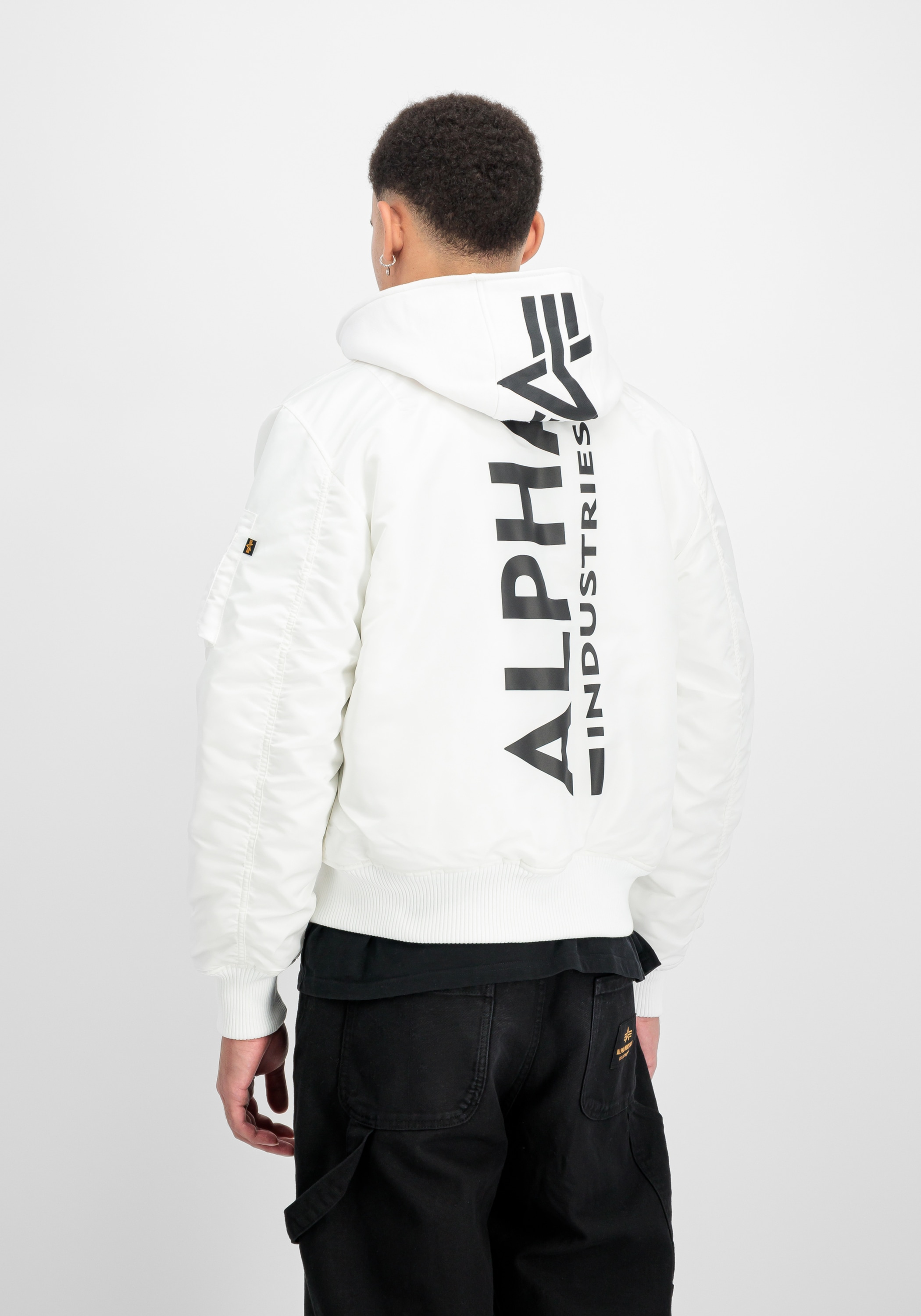 Alpha Industries Veste bomber »MA-1 Zip Hood Backprint«